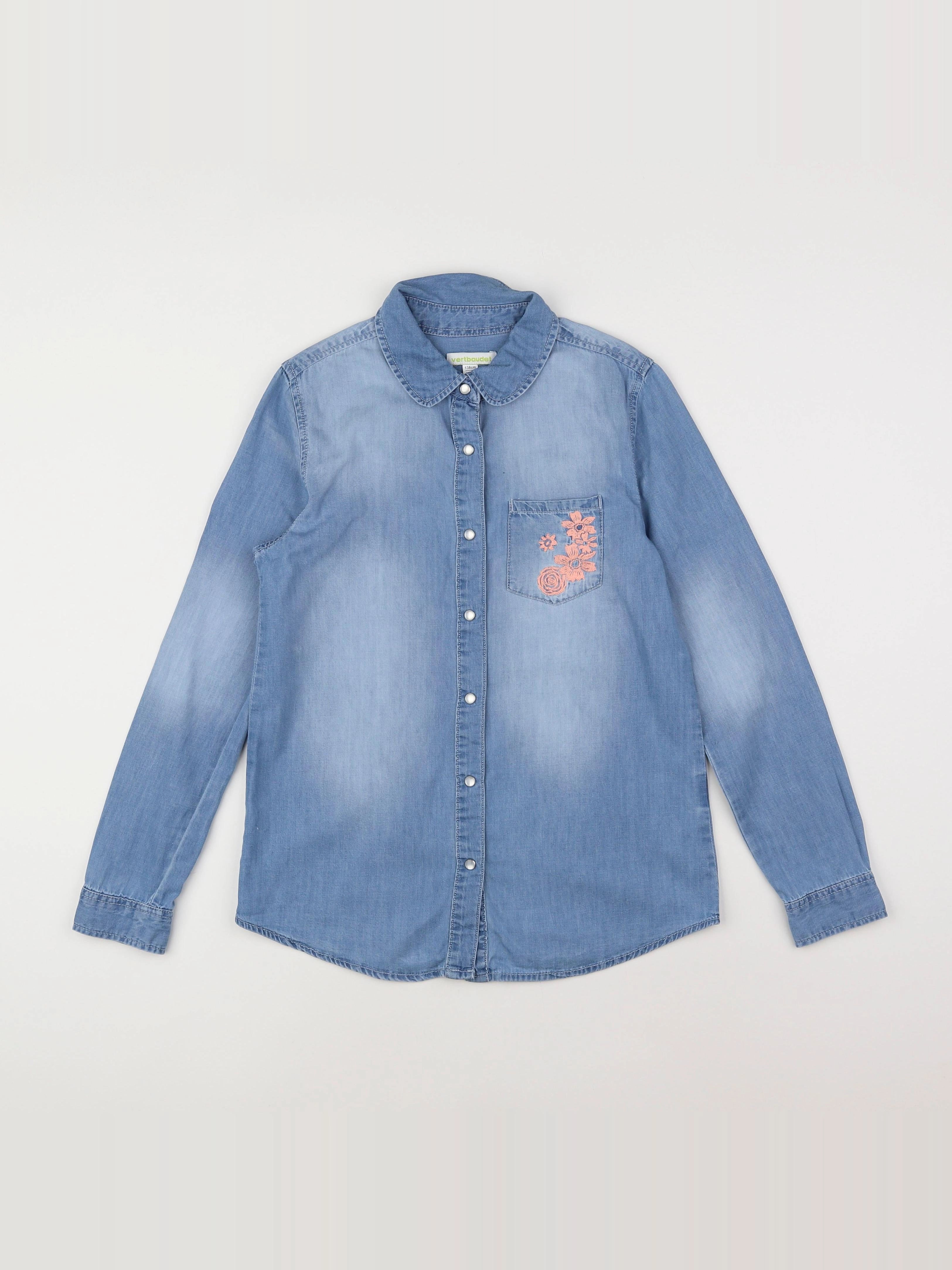 Vertbaudet - chemise bleu - 10 ans