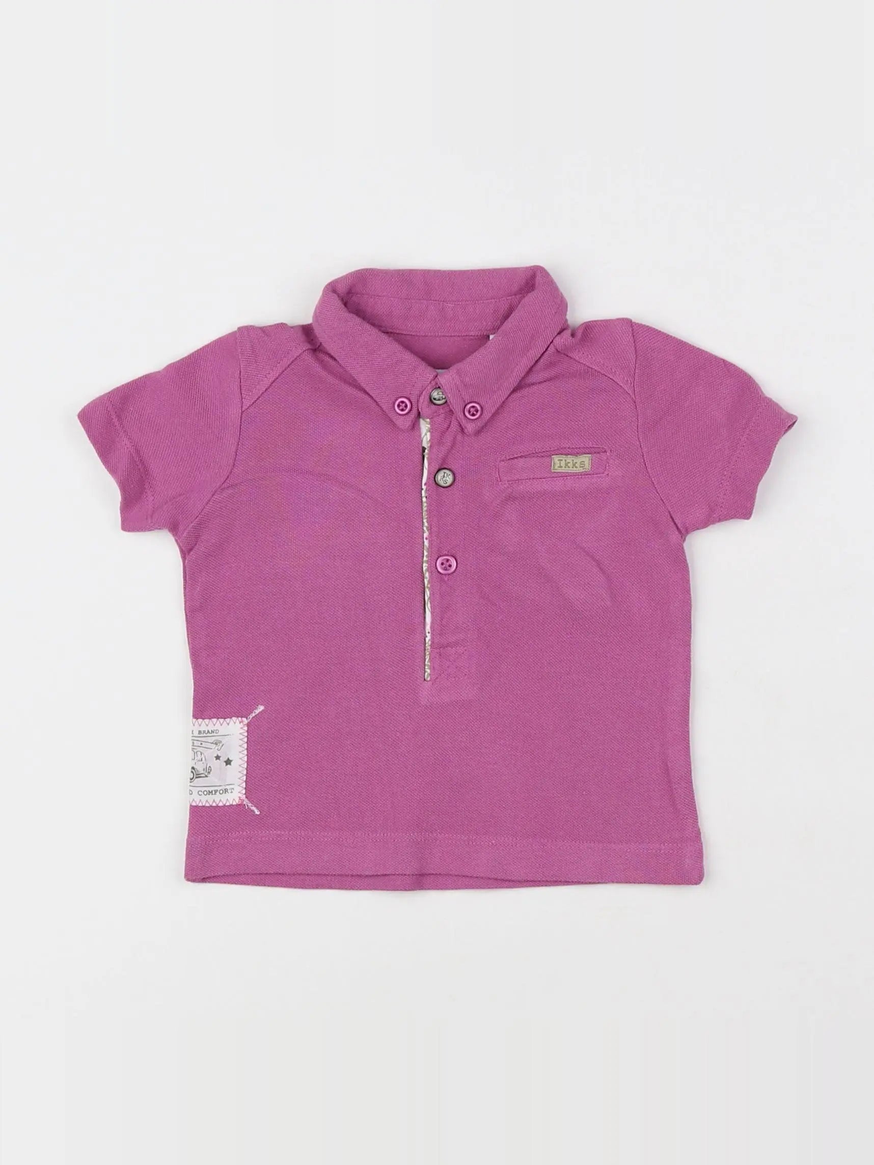 IKKS - polo rose - 3 mois