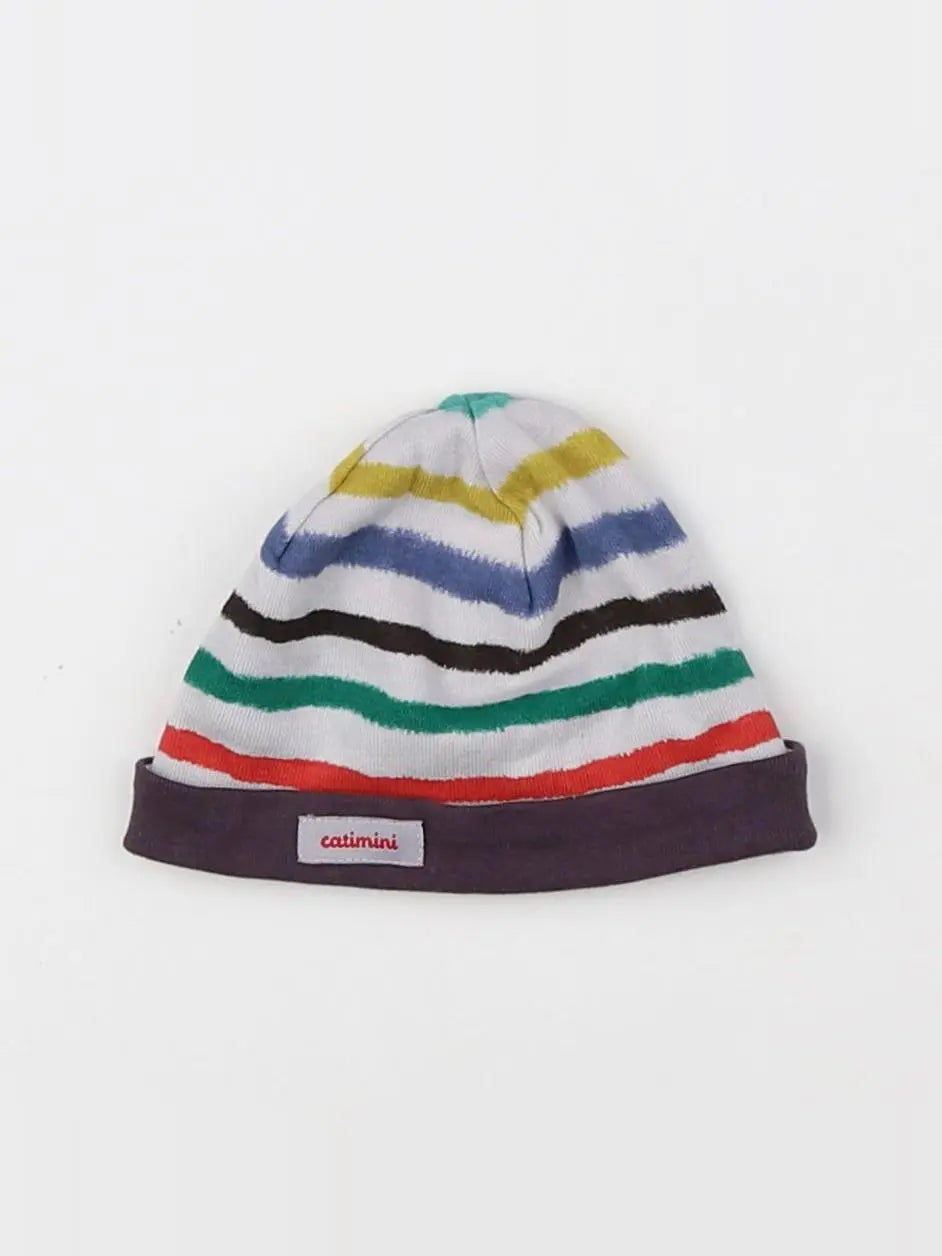 Catimini - bonnet multicolore - 3 mois
