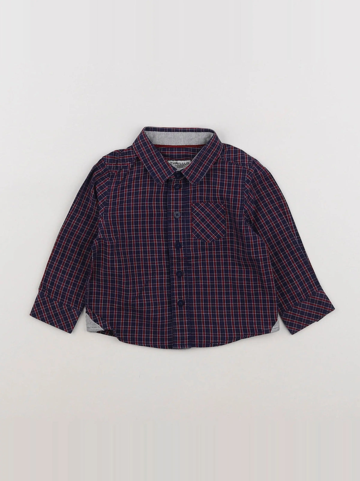 Cyrillus - chemise multicolore - 9 mois