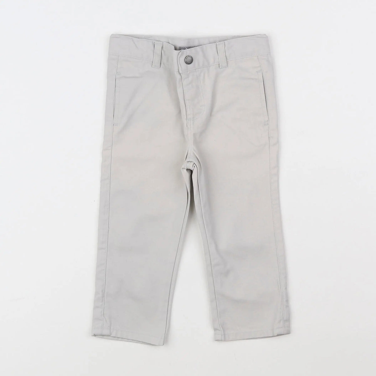 Vertbaudet - pantalon gris - 12 mois