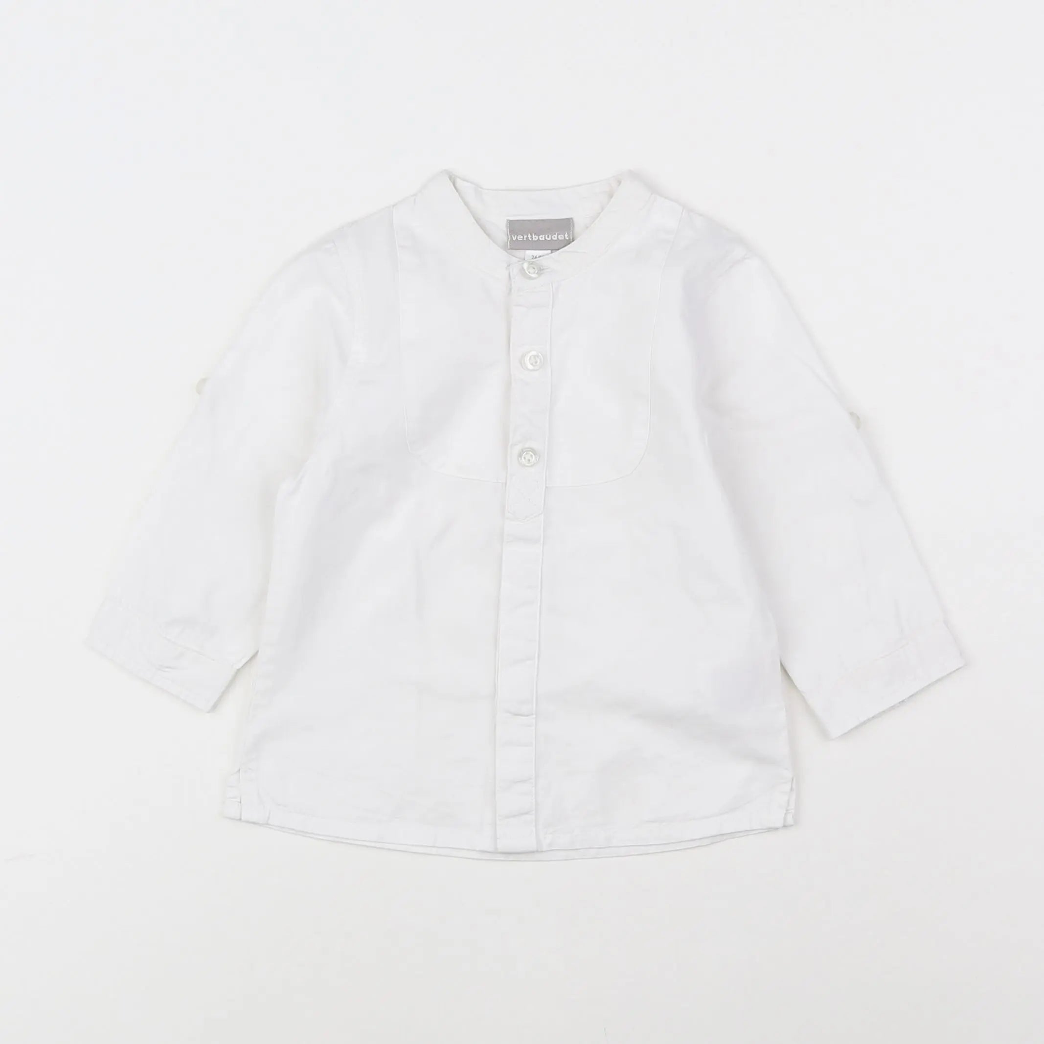 Vertbaudet - chemise blanc - 12 mois