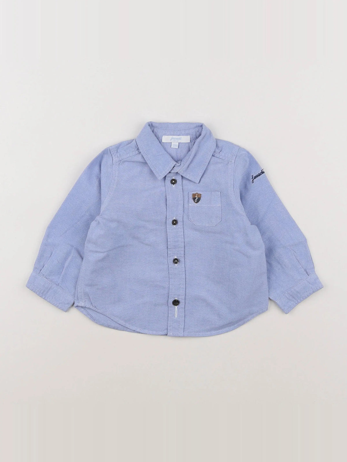 Jacadi - chemise bleu - 12 mois