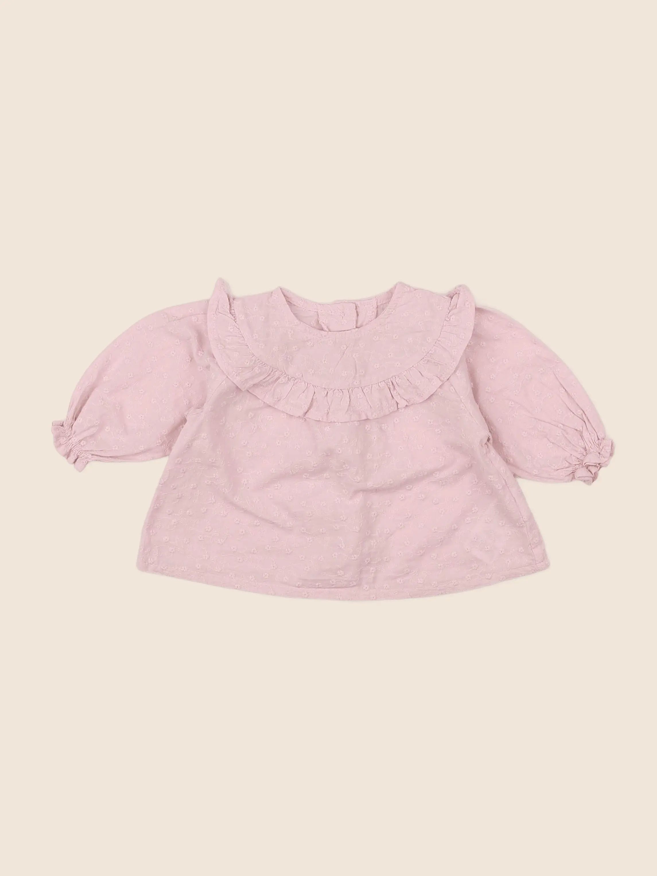 Vertbaudet - blouse rose - 3 mois