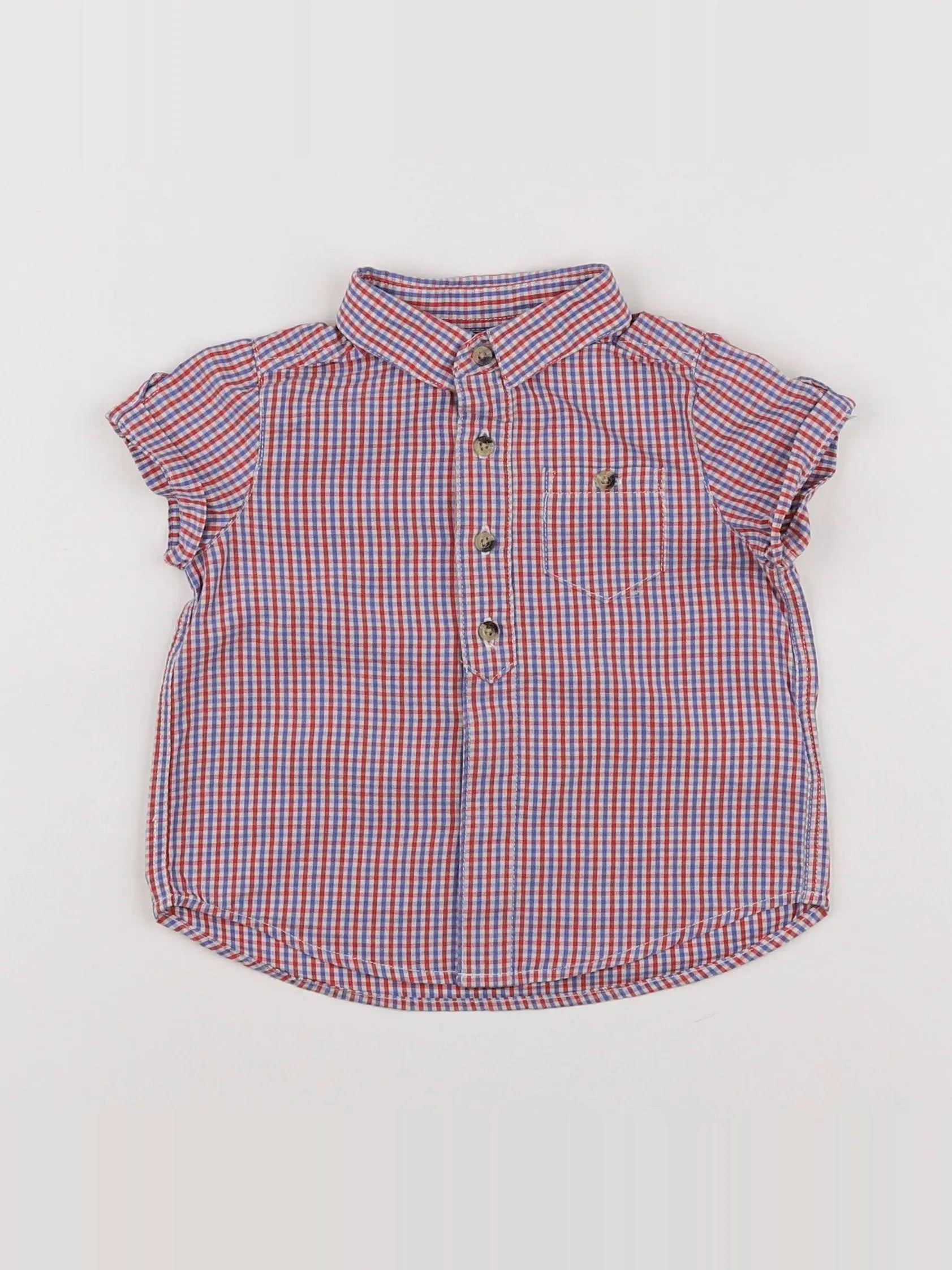 Cyrillus - chemise multicolore - 6 mois