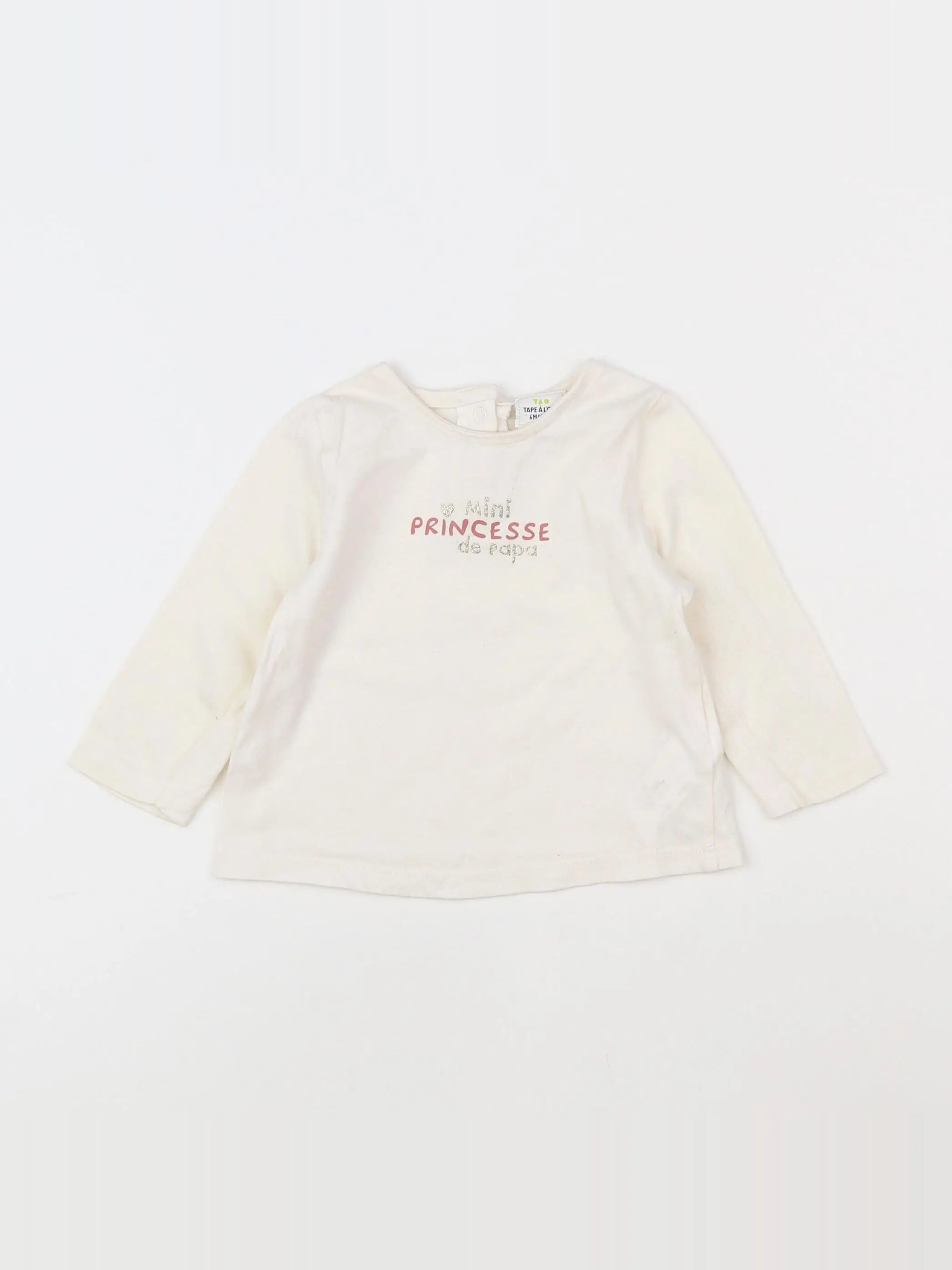 Tape à l'oeil - tee-shirt beige - 6 mois