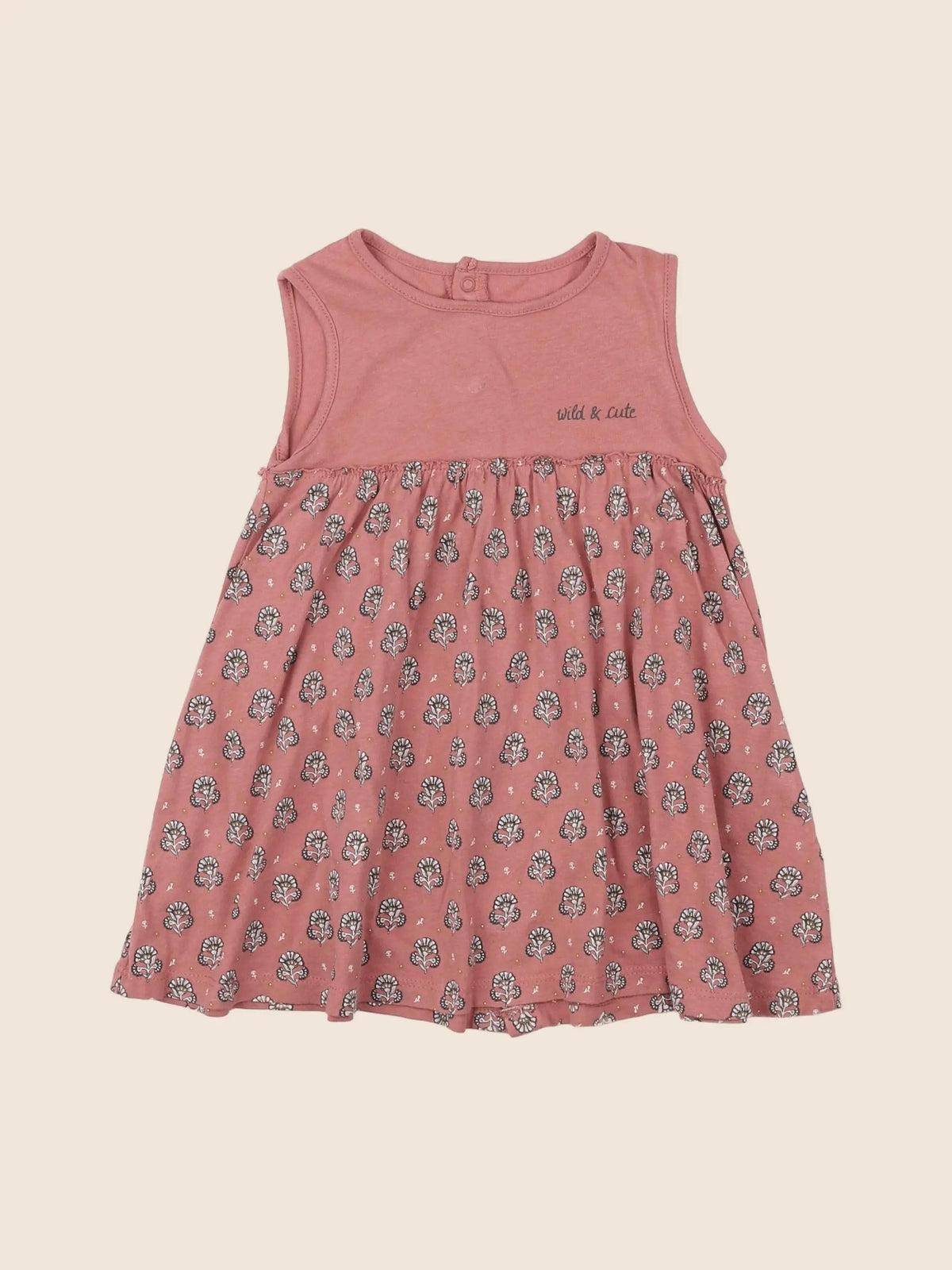 Vertbaudet - robe rose - 12 mois