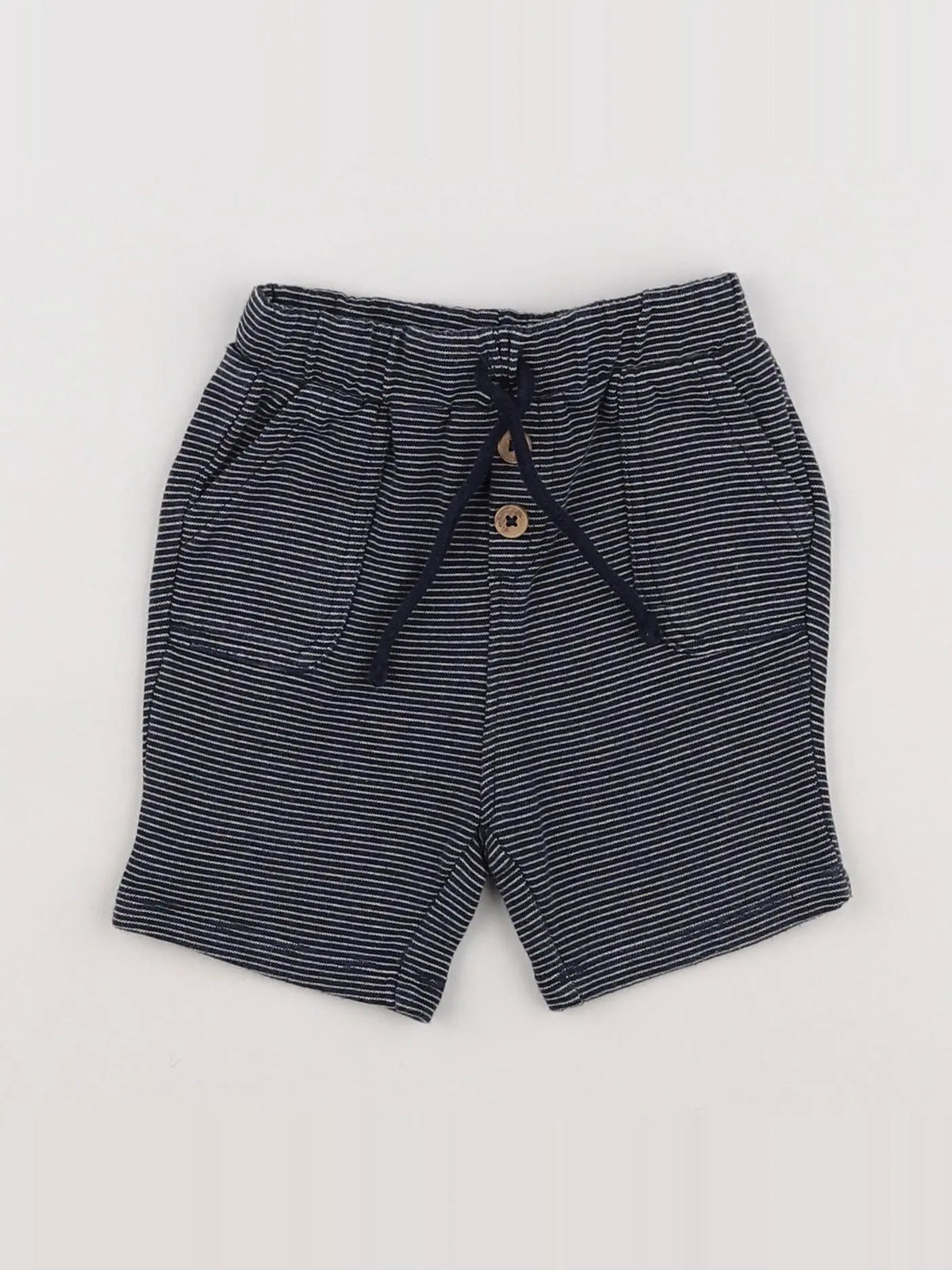 Tape à l'oeil - short blanc, bleu - 12 mois