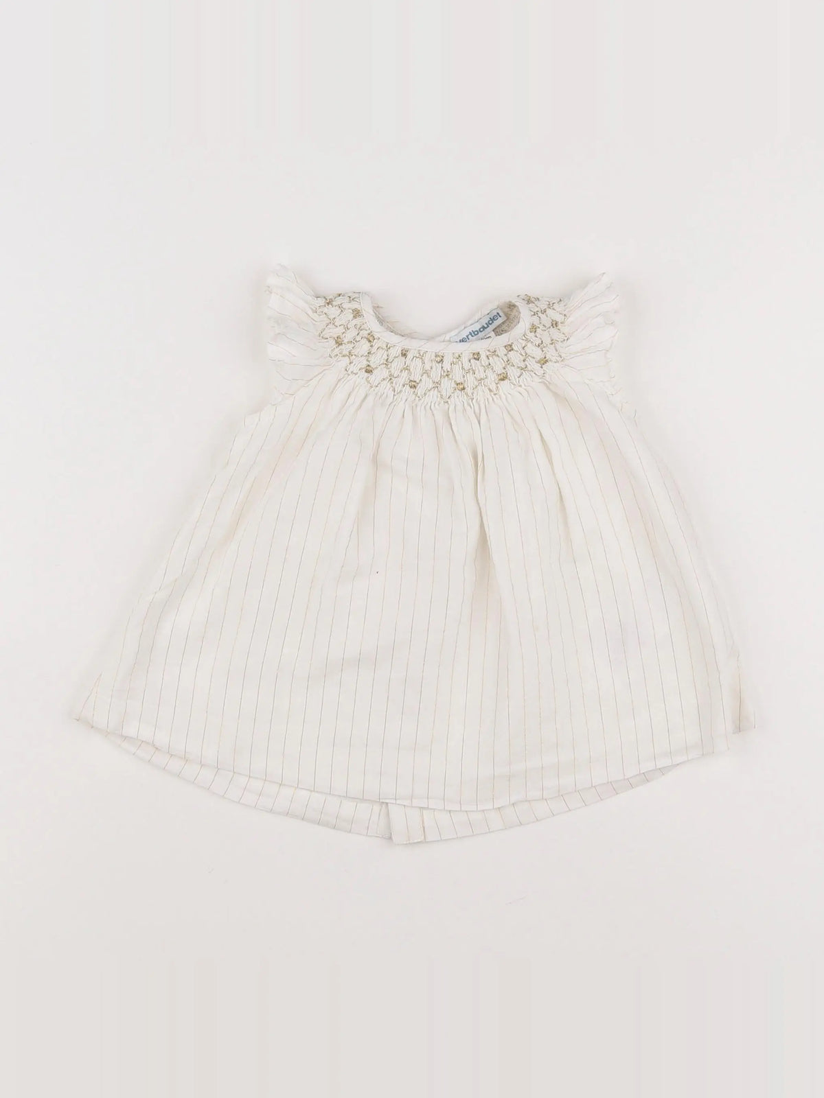 Vertbaudet - robe blanc - 3 mois