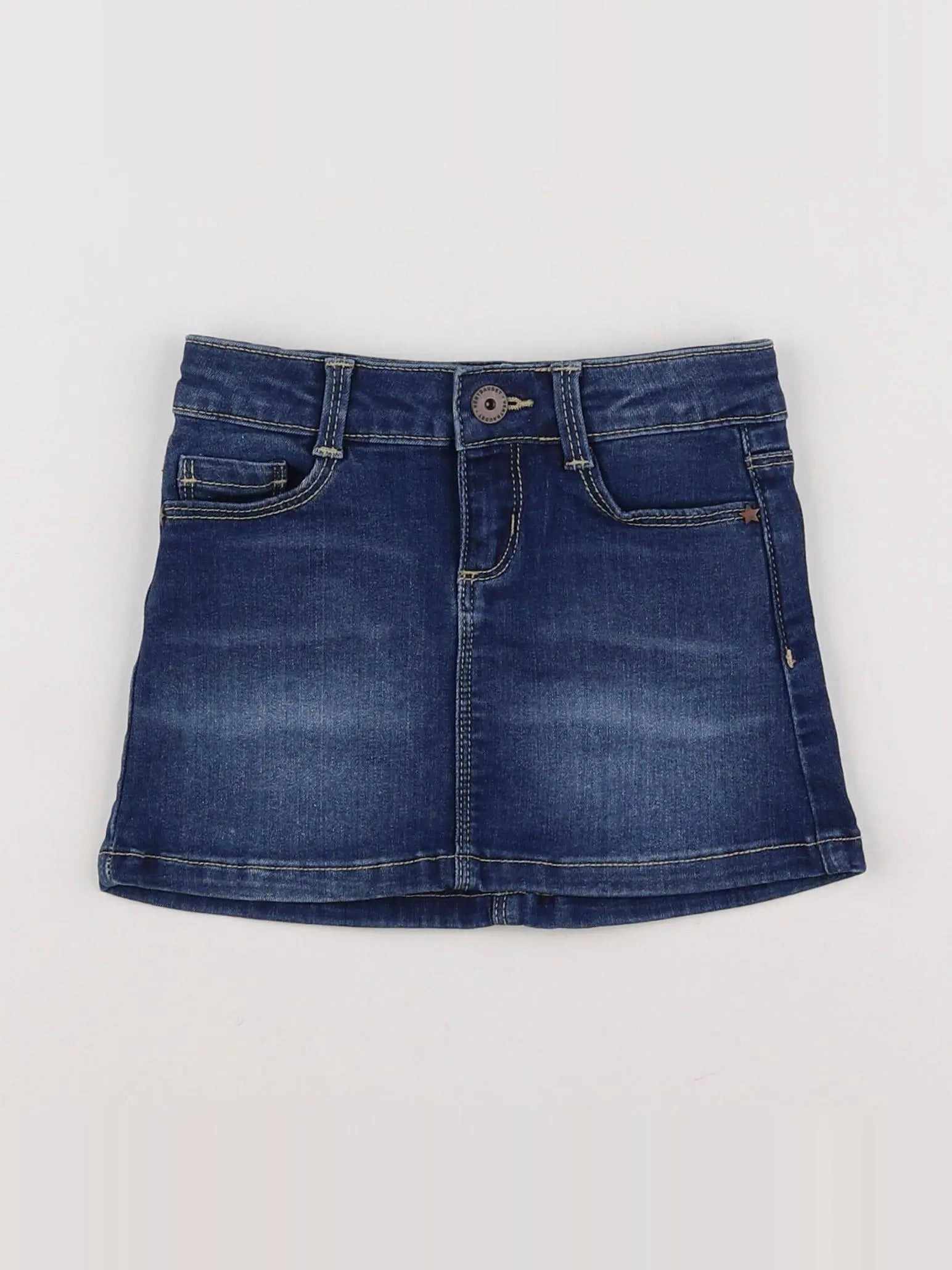 Vertbaudet - jupe bleu - 3 ans