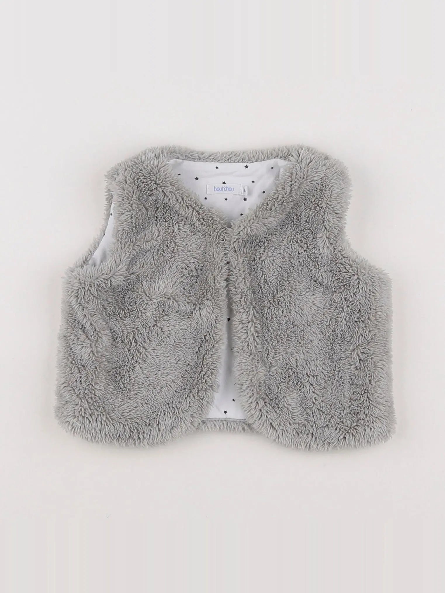 Boutchou - gilet gris - 6 mois