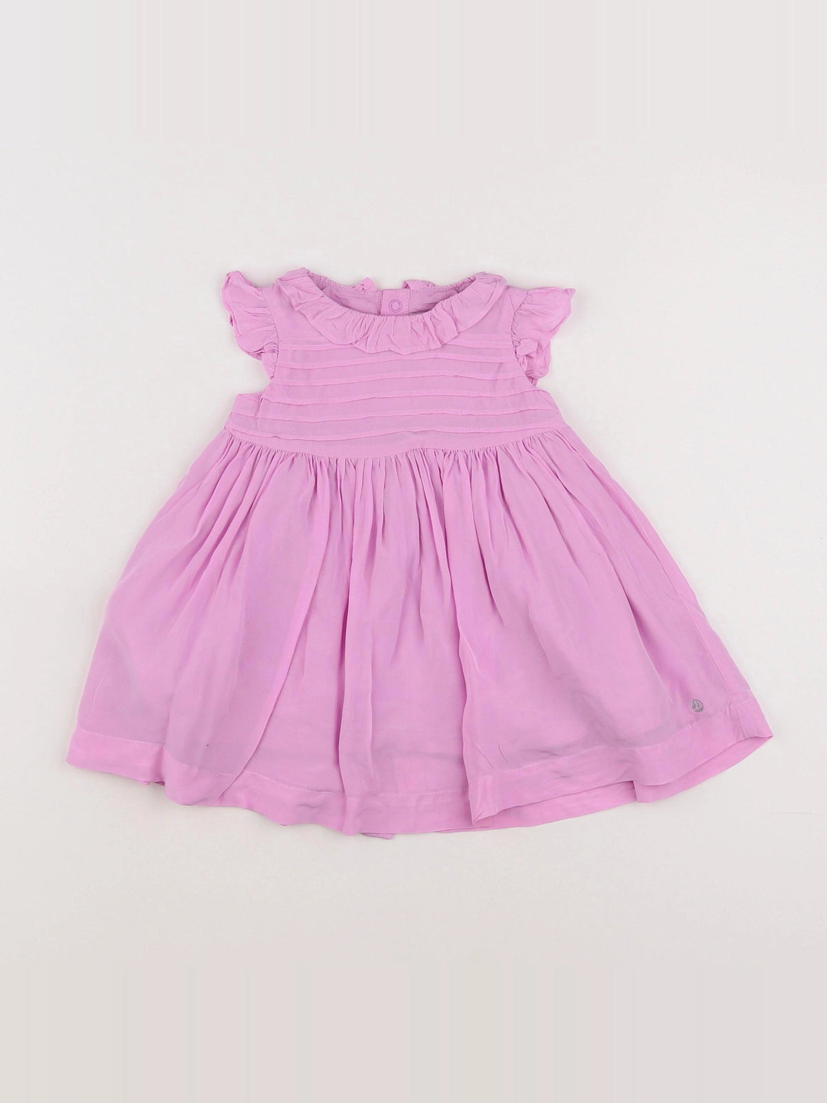 Petit Bateau - robe violet - 12 mois