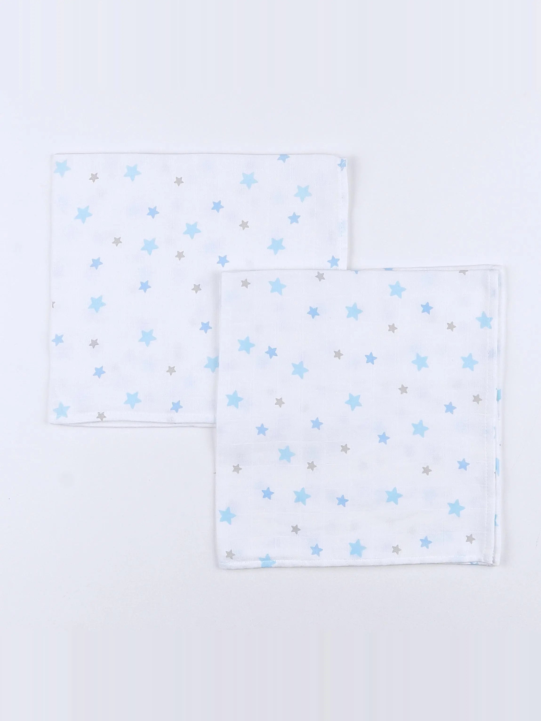 Gloop - lot de 2 langes étoile bleu (neuf) - 50x50
