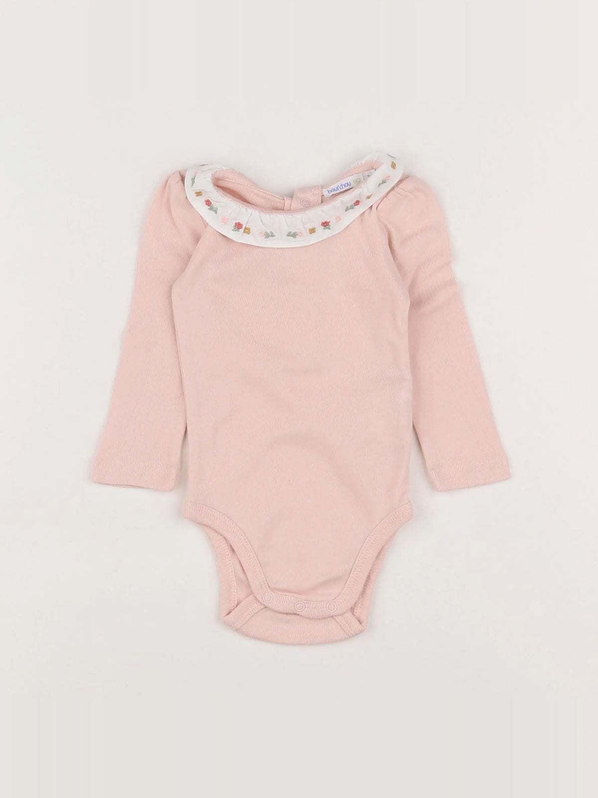 Boutchou - body à col rose - 3 mois
