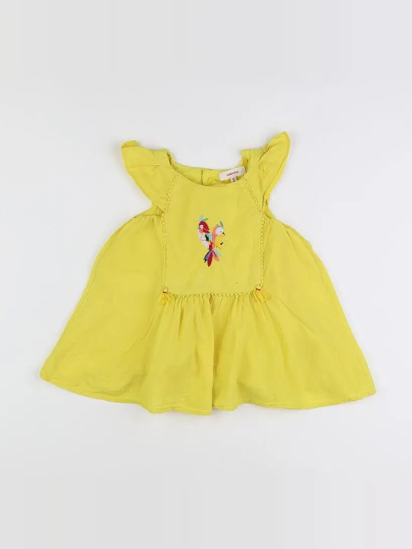Catimini - robe jaune - 18 mois