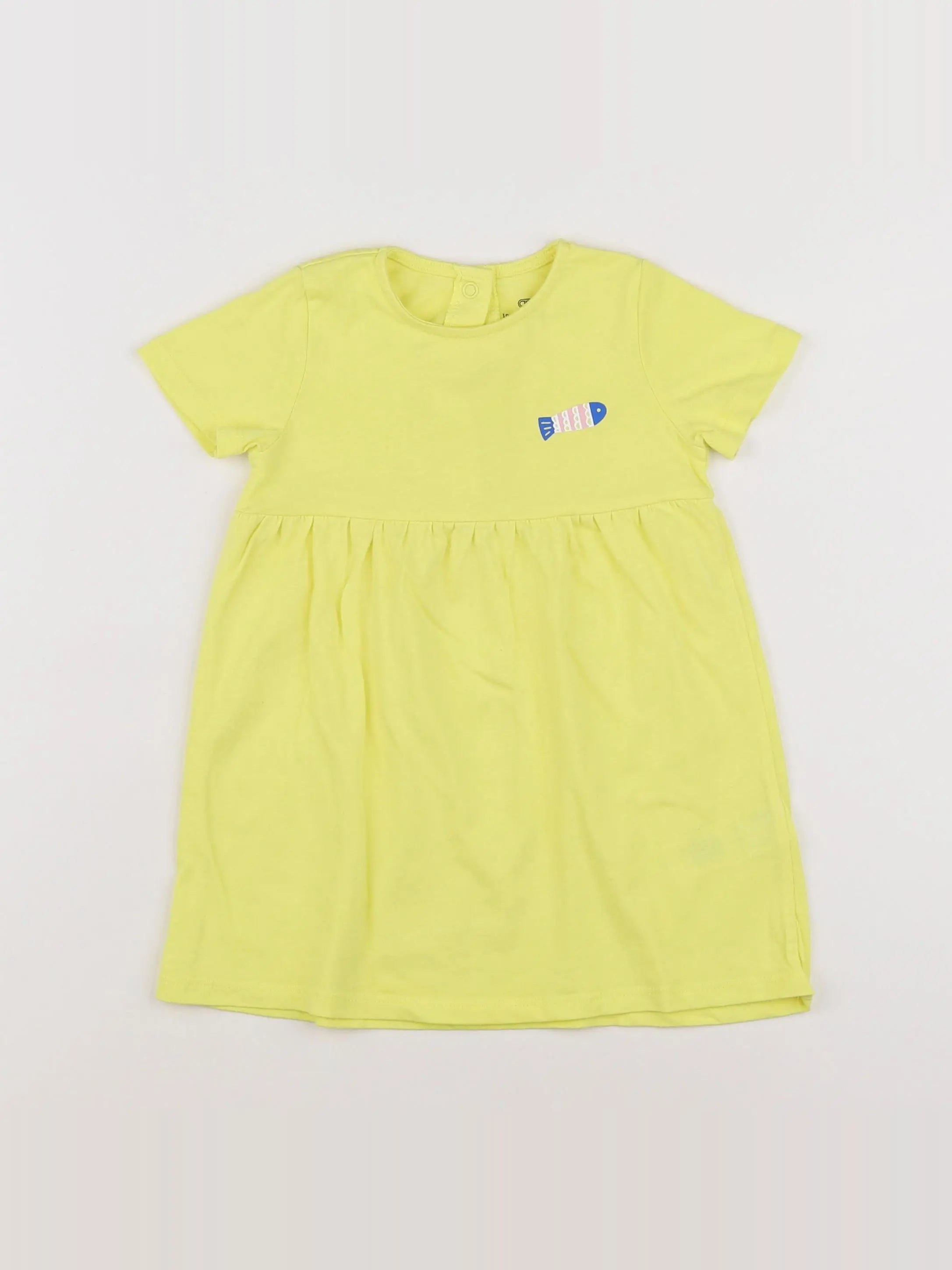 La Redoute - robe jaune - 18 mois