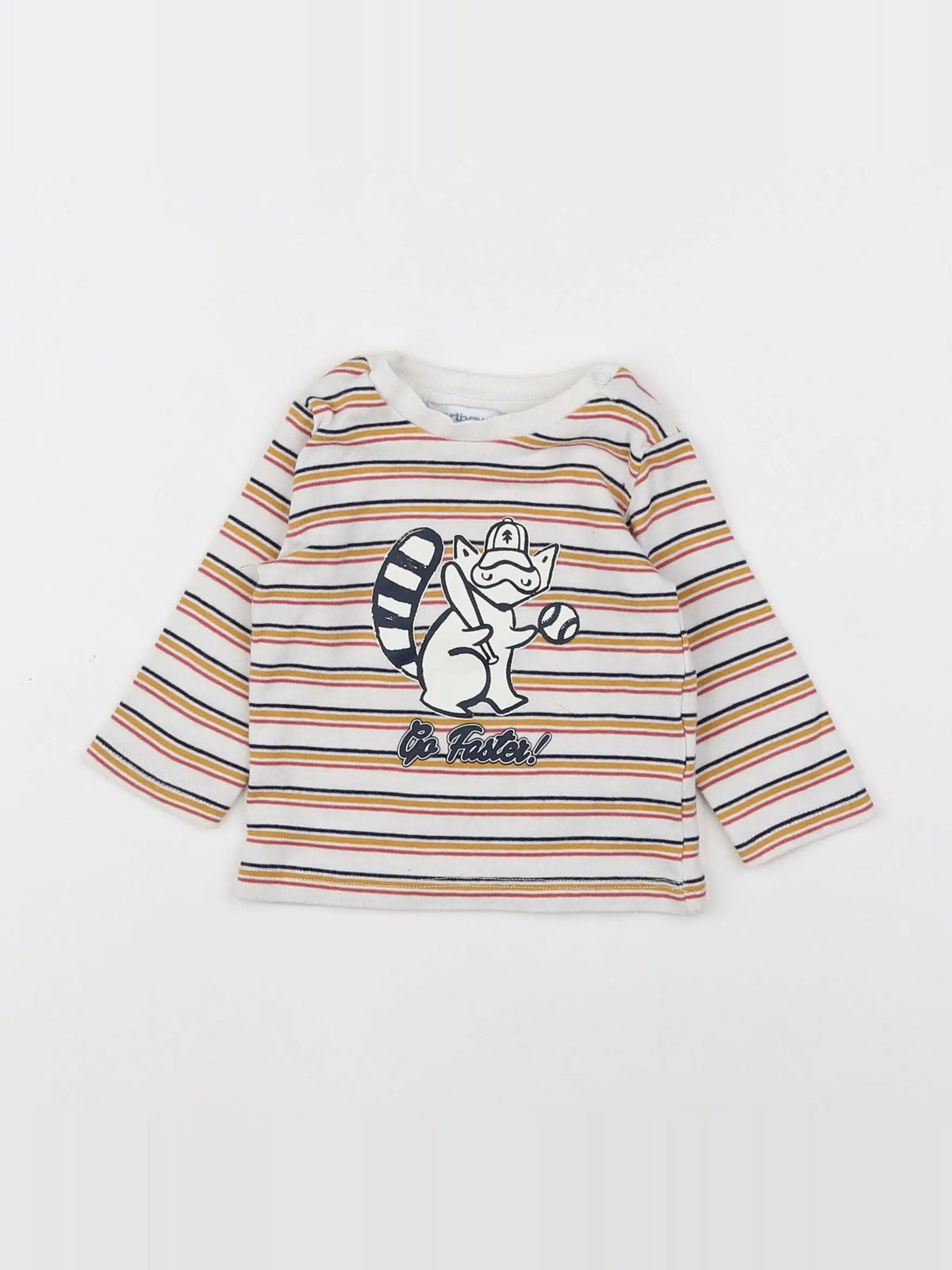 Vertbaudet - tee-shirt jaune - 3 mois
