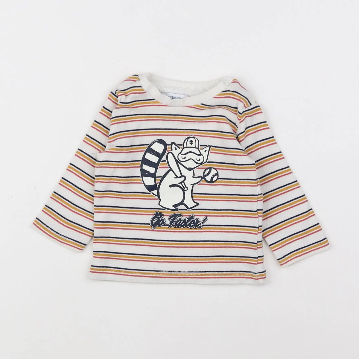 Vertbaudet - tee-shirt jaune - 3 mois