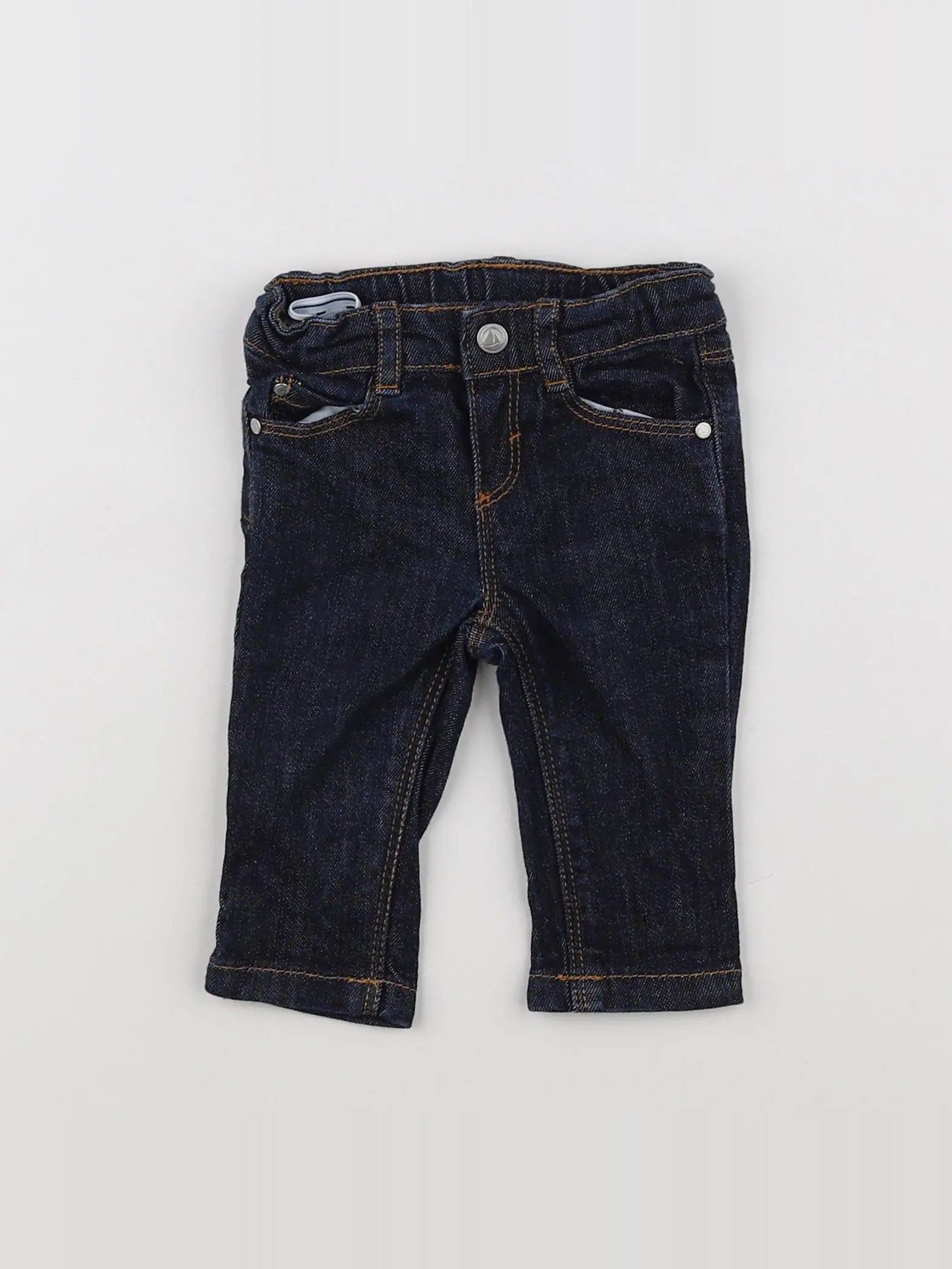 Petit Bateau - jean bleu - 3 mois