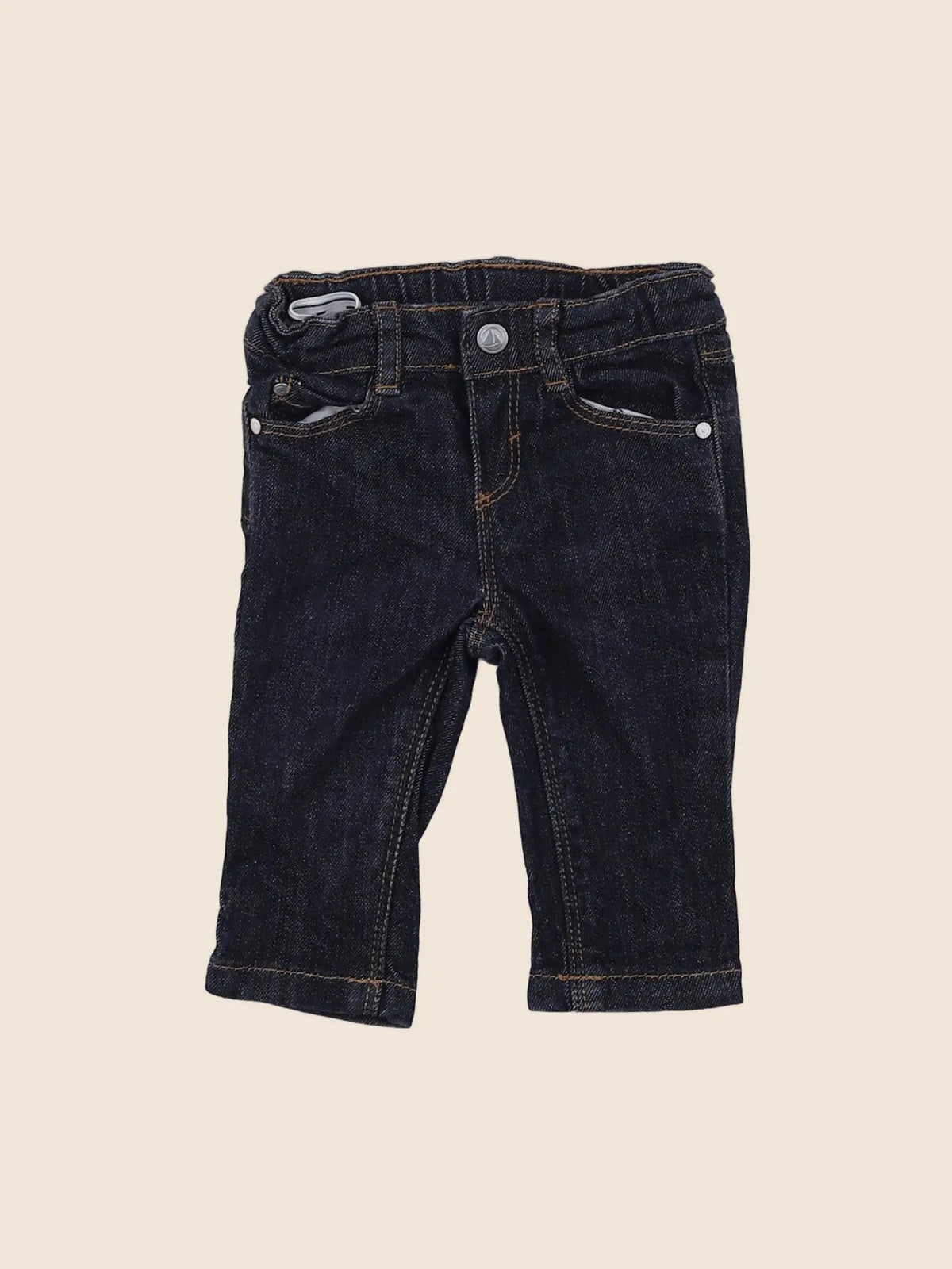 Petit Bateau - jean bleu - 3 mois