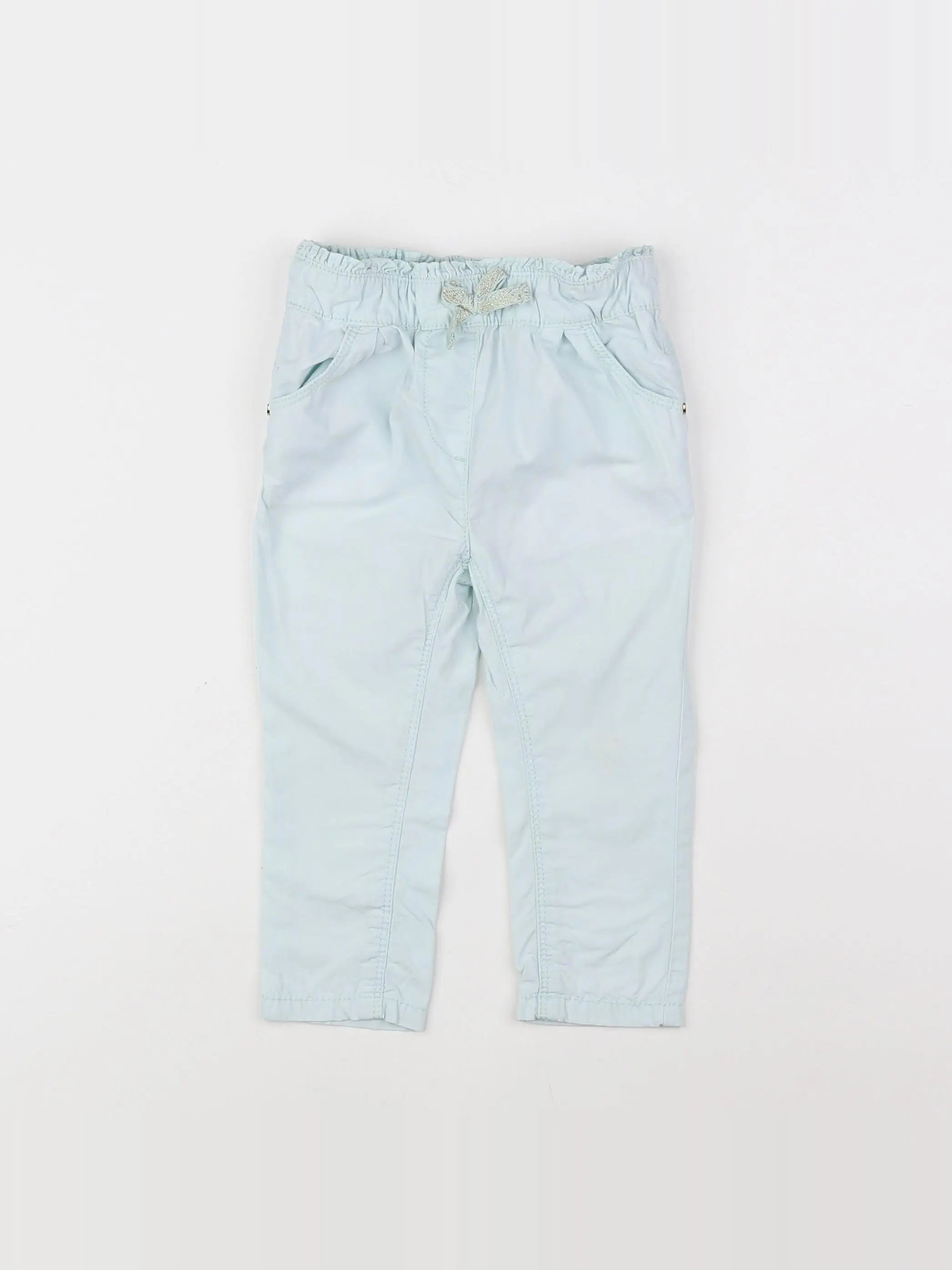 Tape à l'oeil - pantalon bleu - 12 mois