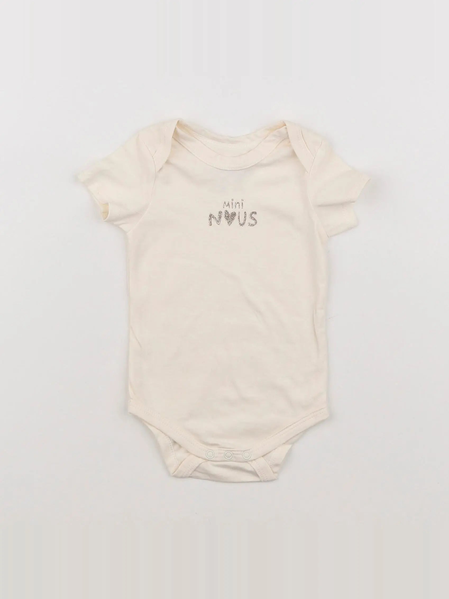 Tape à l'oeil - body beige - 3 mois