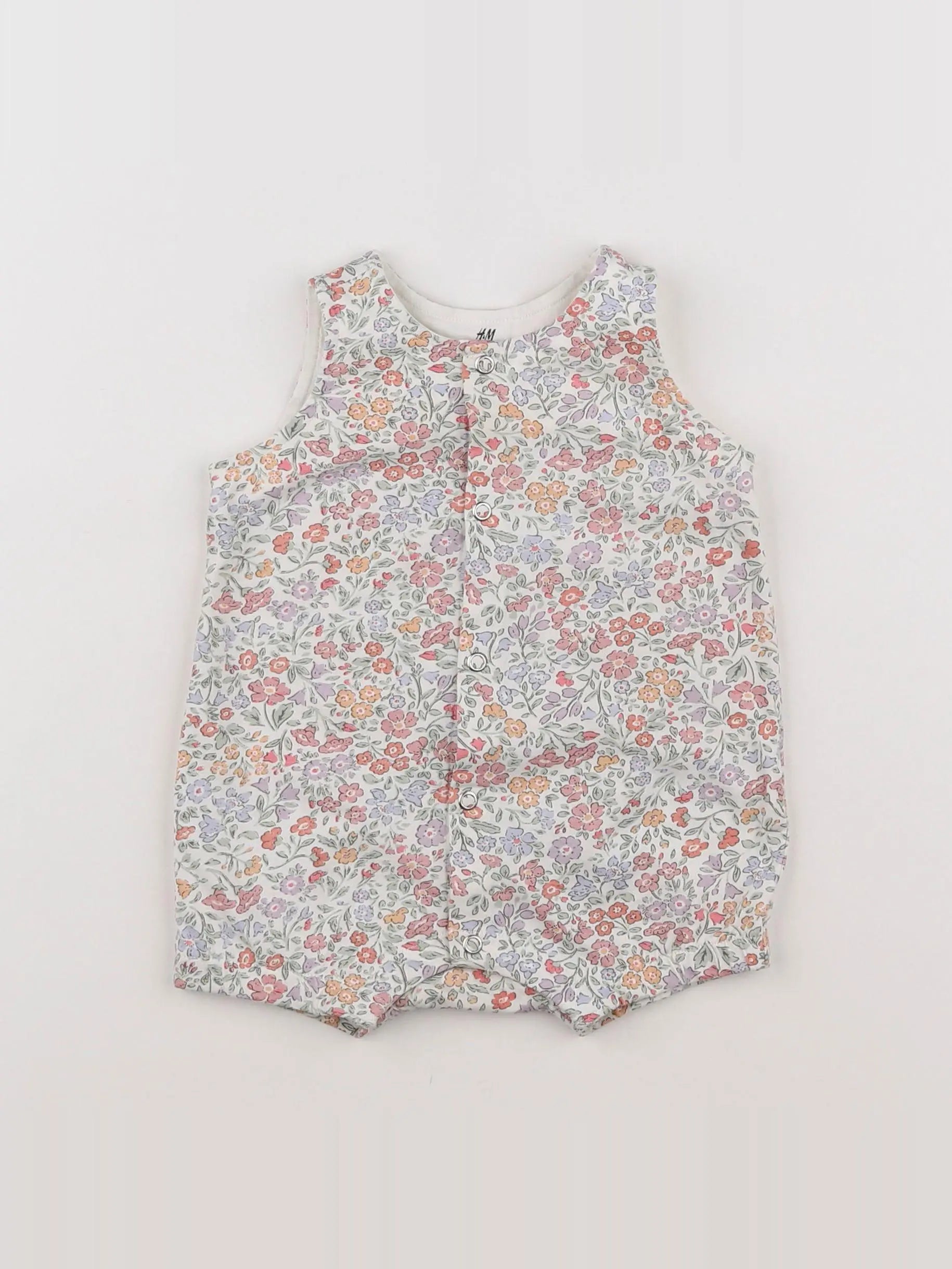 H&M - combinaison multicolore - 3 mois