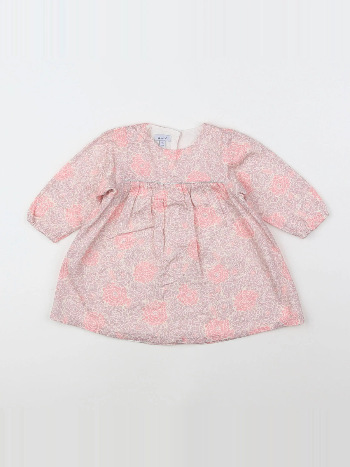 Absorba - robe rose - 12 mois