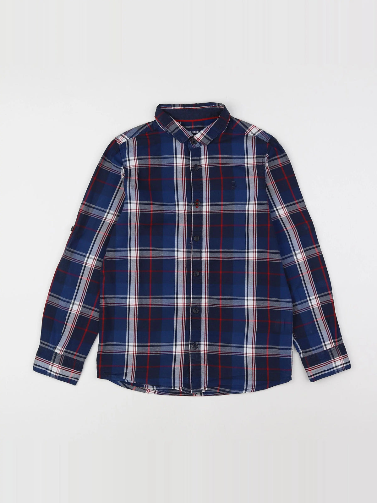 Okaidi - chemise bleu - 8 ans