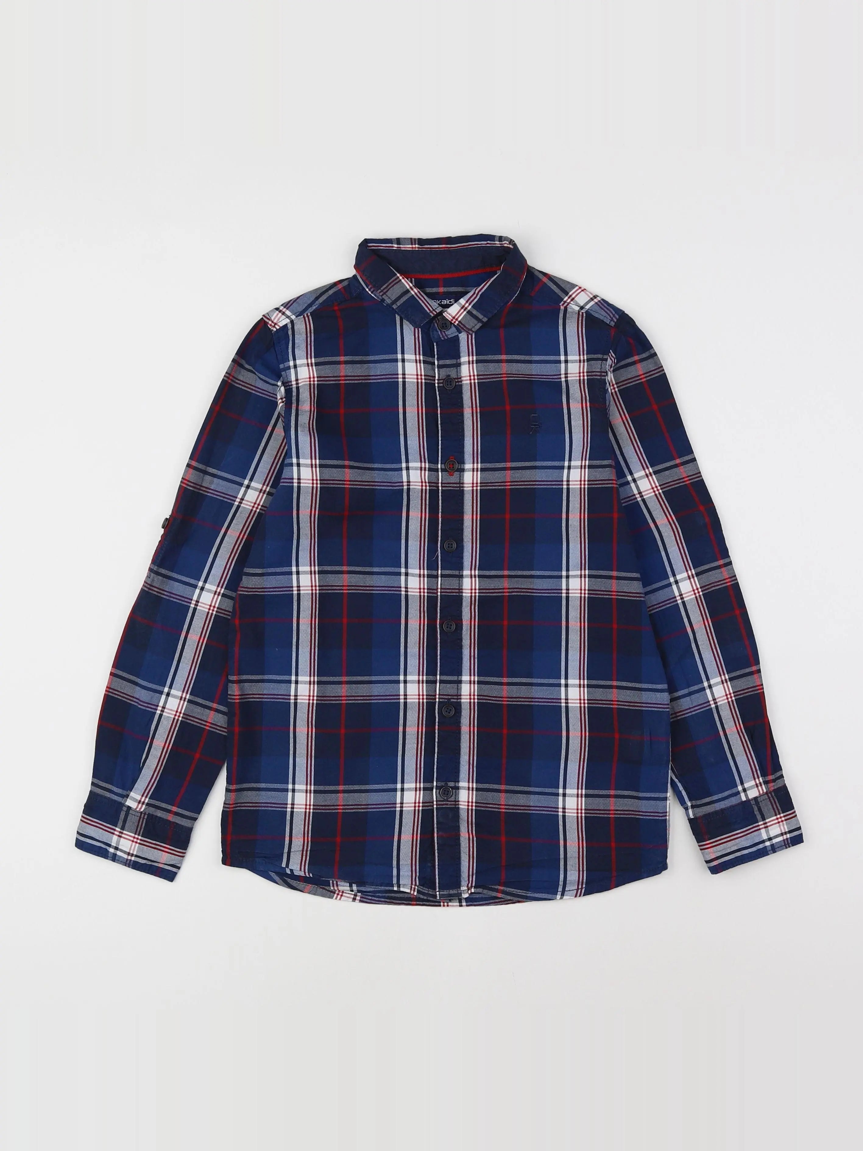 Okaidi - chemise bleu - 8 ans