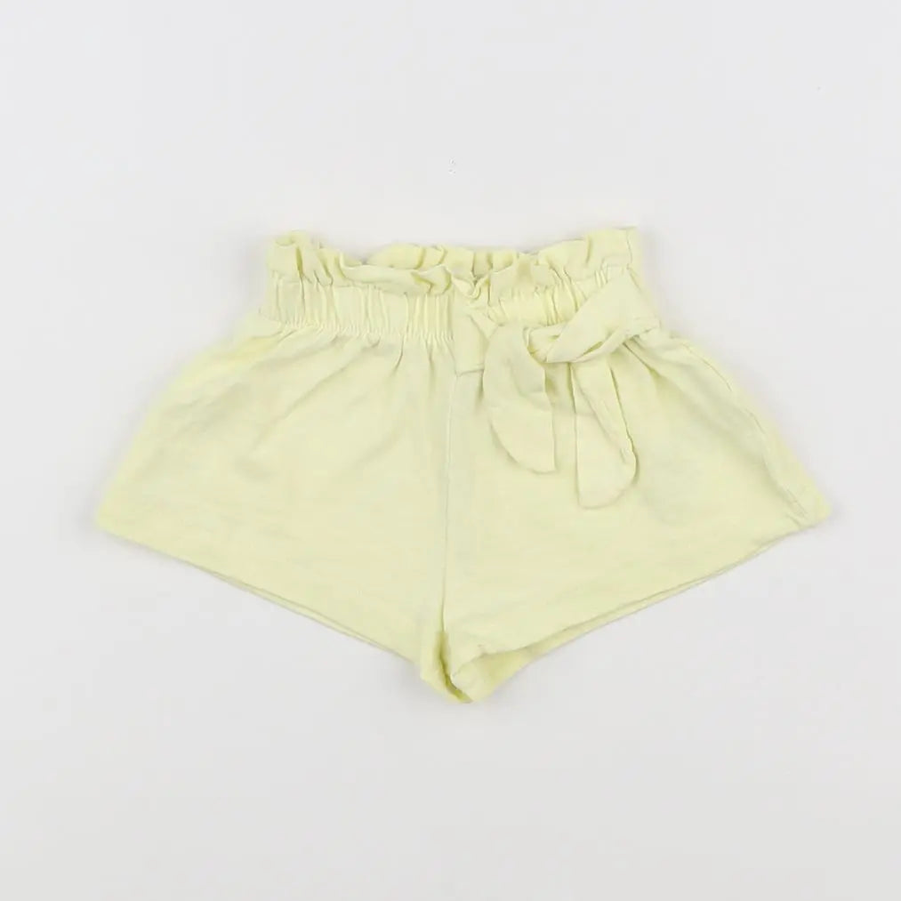 Vertbaudet - short jaune - 3 mois