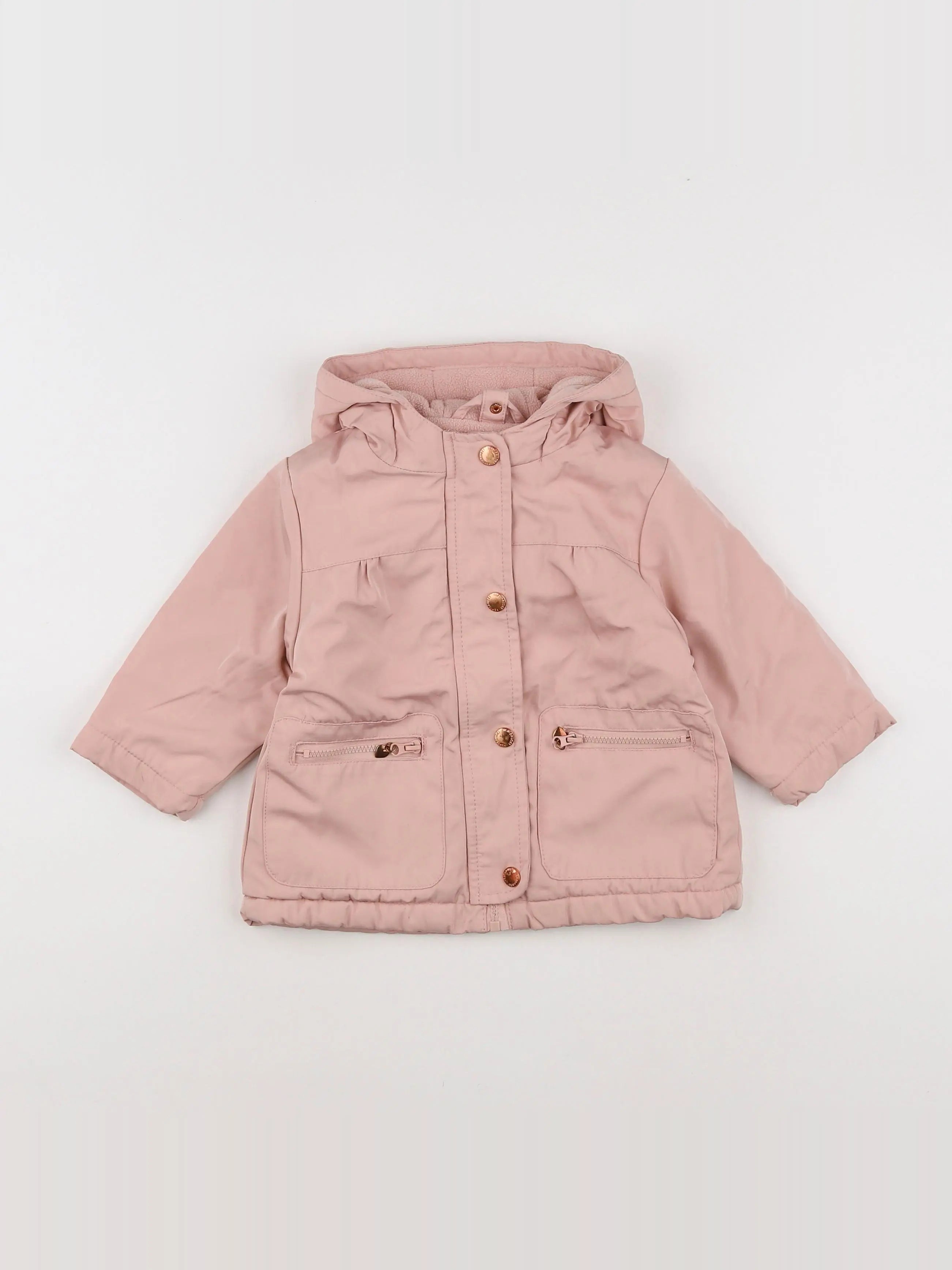 Vertbaudet - coupe-vent rose - 9 mois