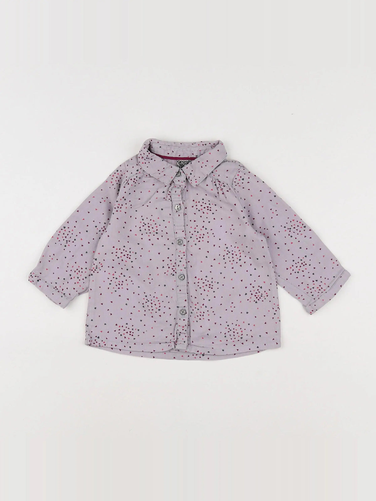 Tape à l'oeil - blouse violet - 9 mois