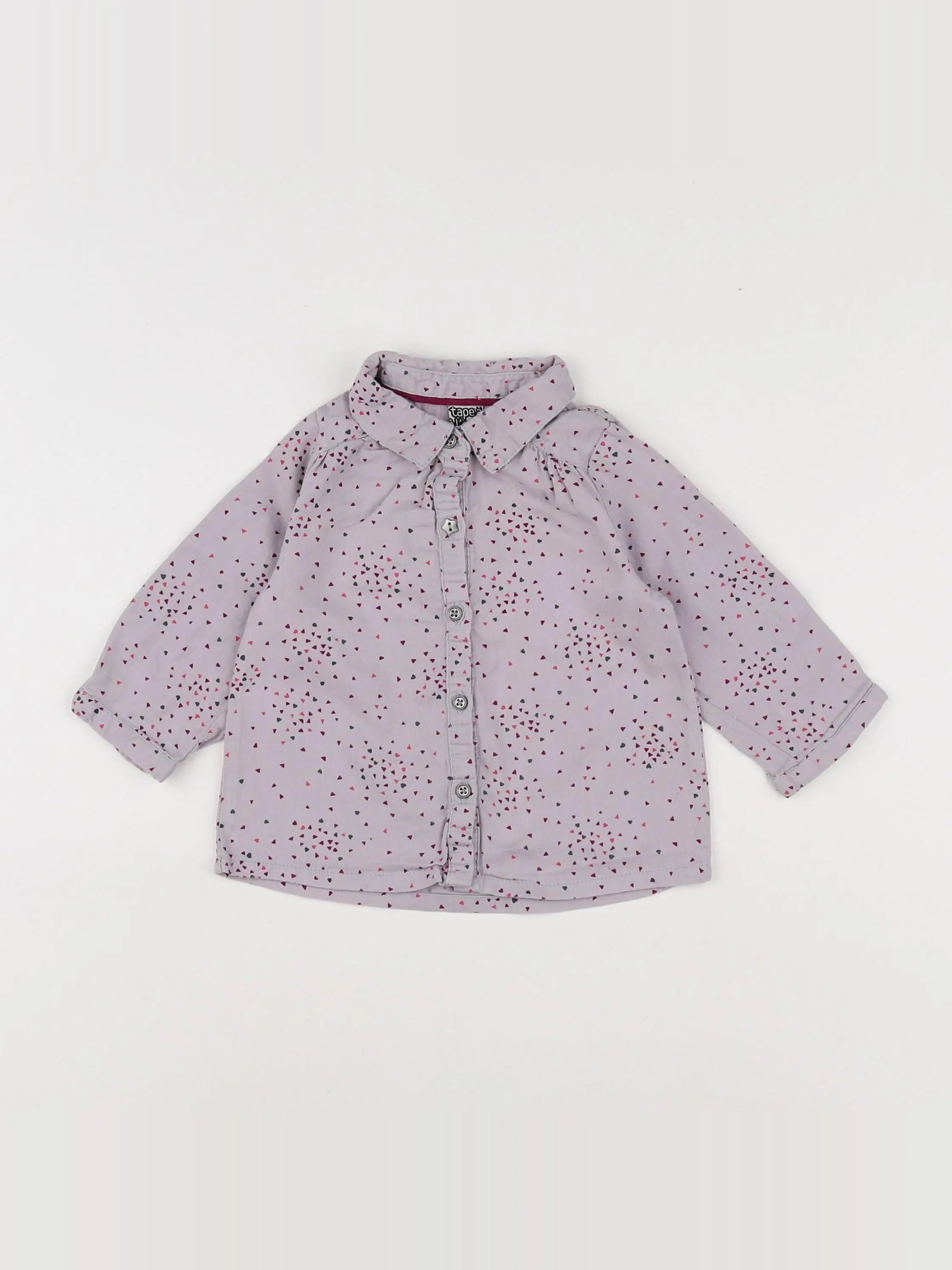 Tape à l'oeil - blouse violet - 9 mois