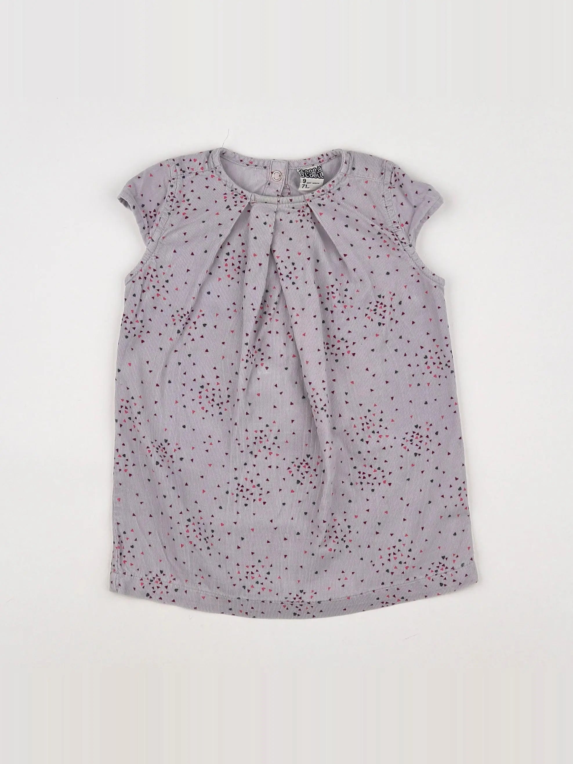 Tape à l'oeil - robe gris - 9 mois