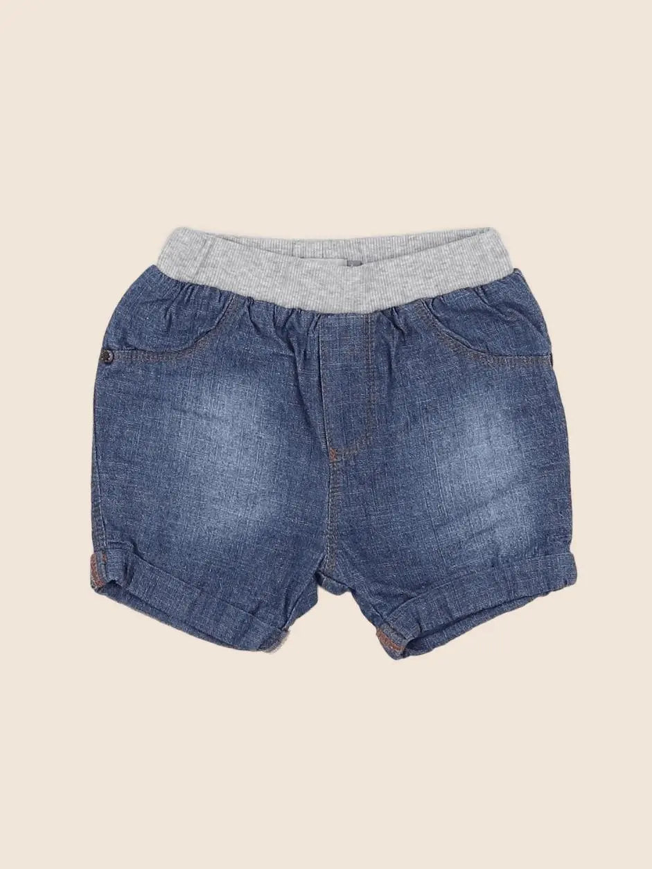 Catimini - short bleu - 6 mois