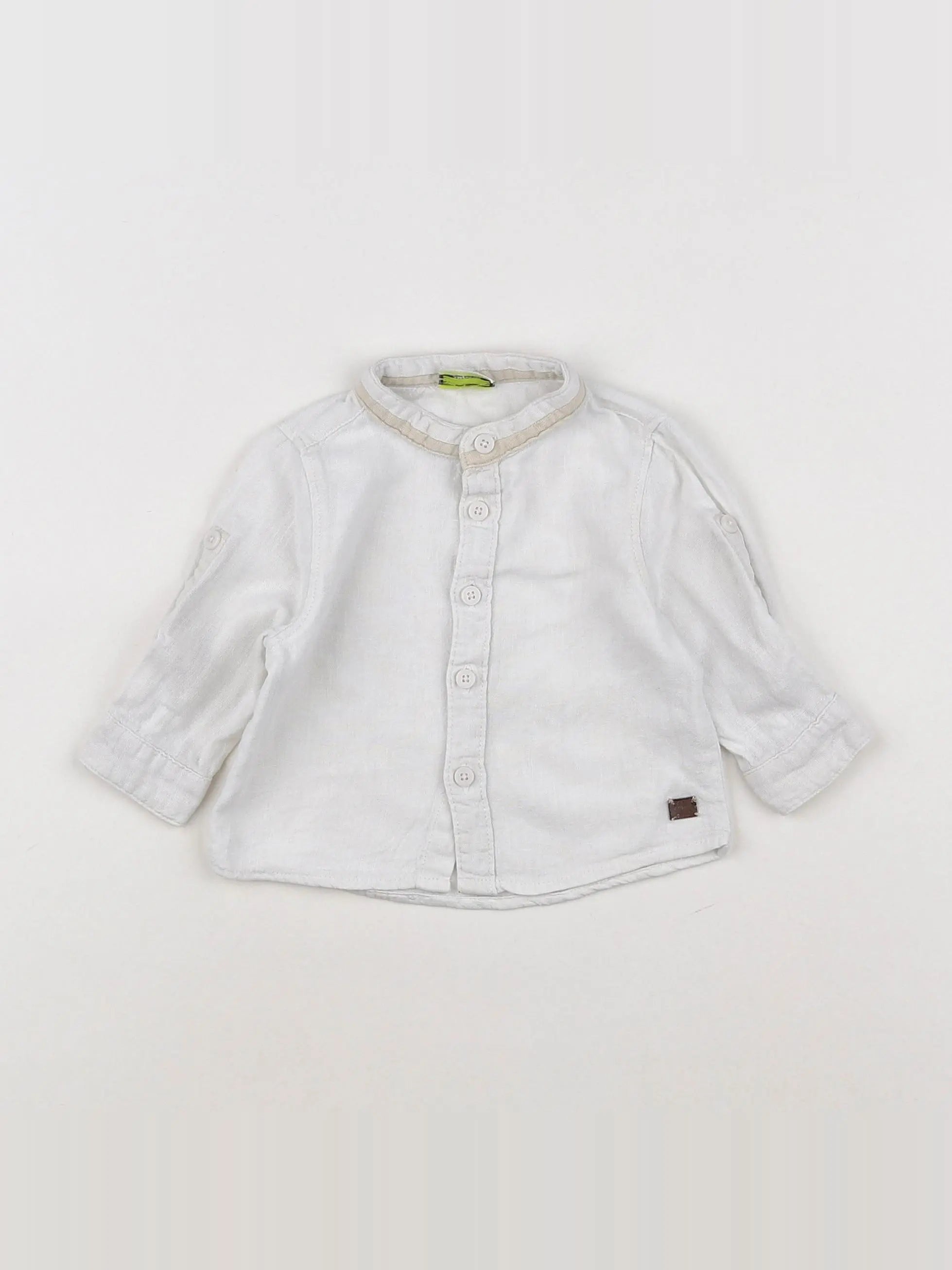 Tape à l'oeil - chemise blanc - 3 mois