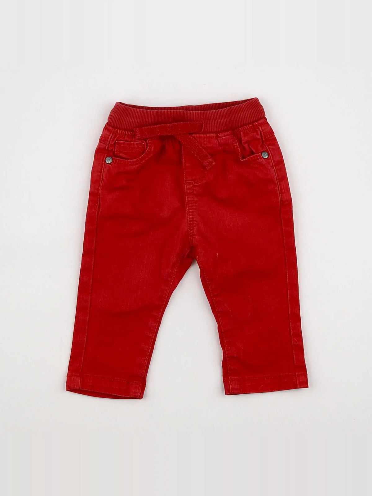 Tape à l'oeil - pantalon rouge - 6 mois