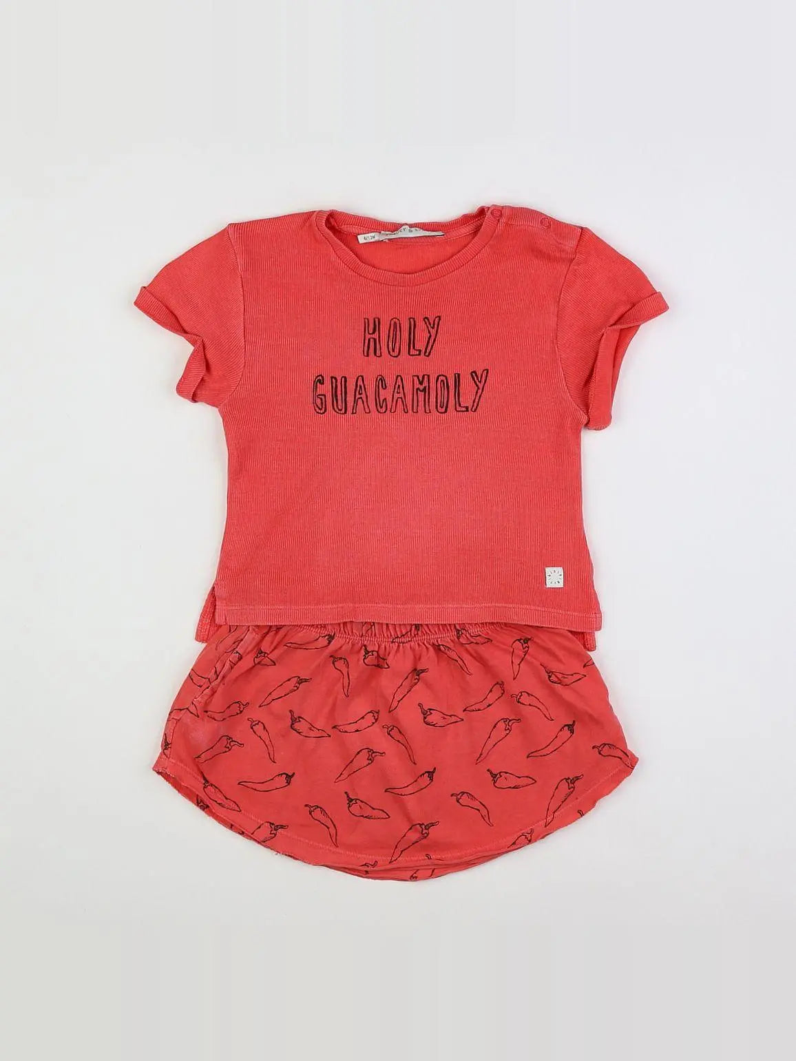 Sproet & Sprout - ensemble rouge - 6/12 mois