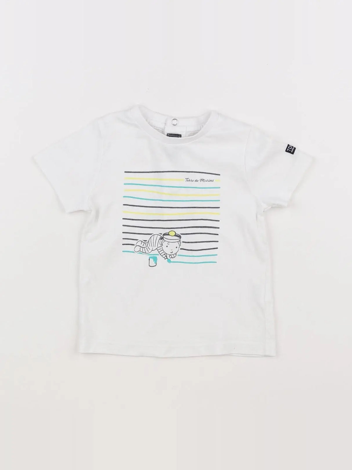 Terre de marins - tee-shirt multicolore - 12 mois