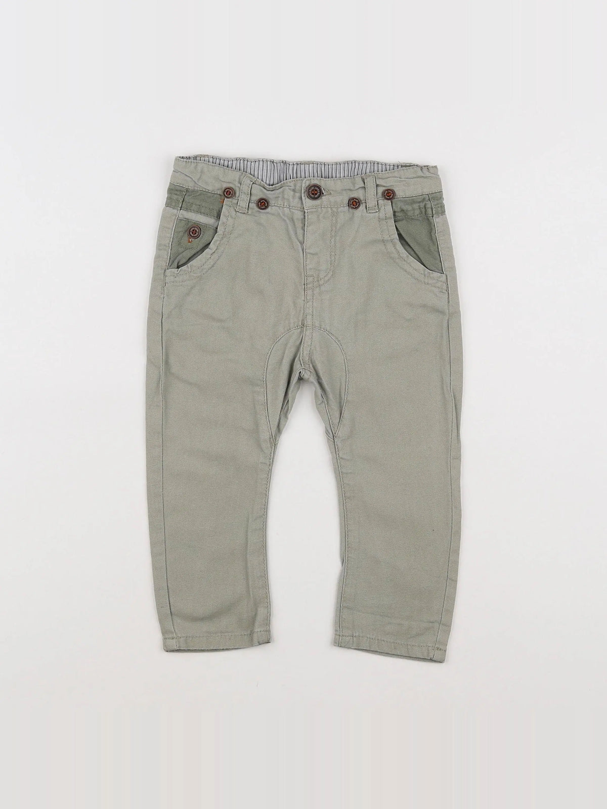 Zara - short vert - 12/18 mois