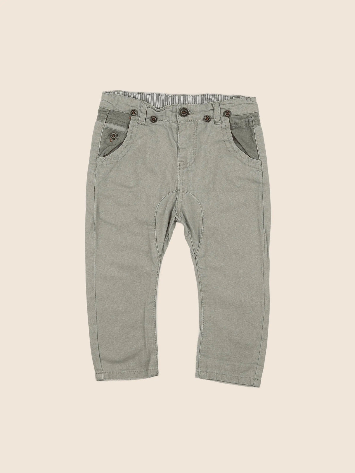 Zara - short vert - 12/18 mois