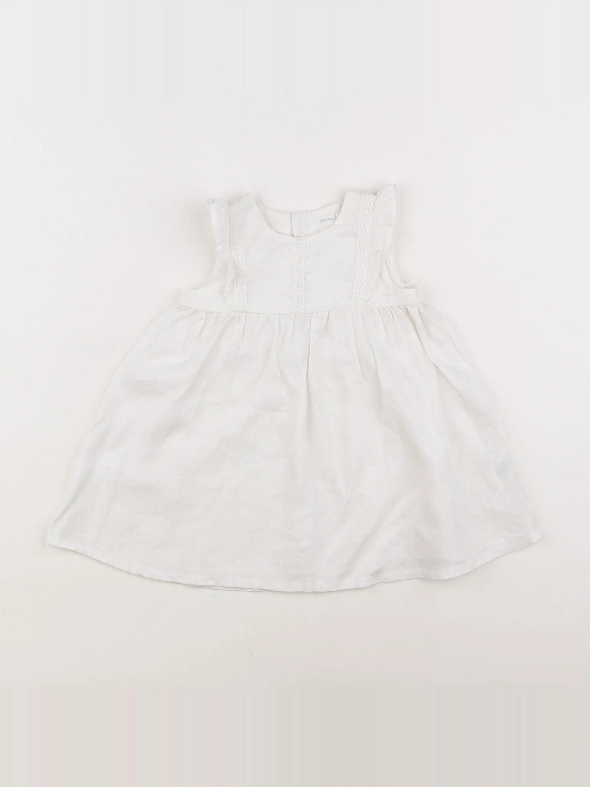 Boutchou - robe blanc - 12 mois