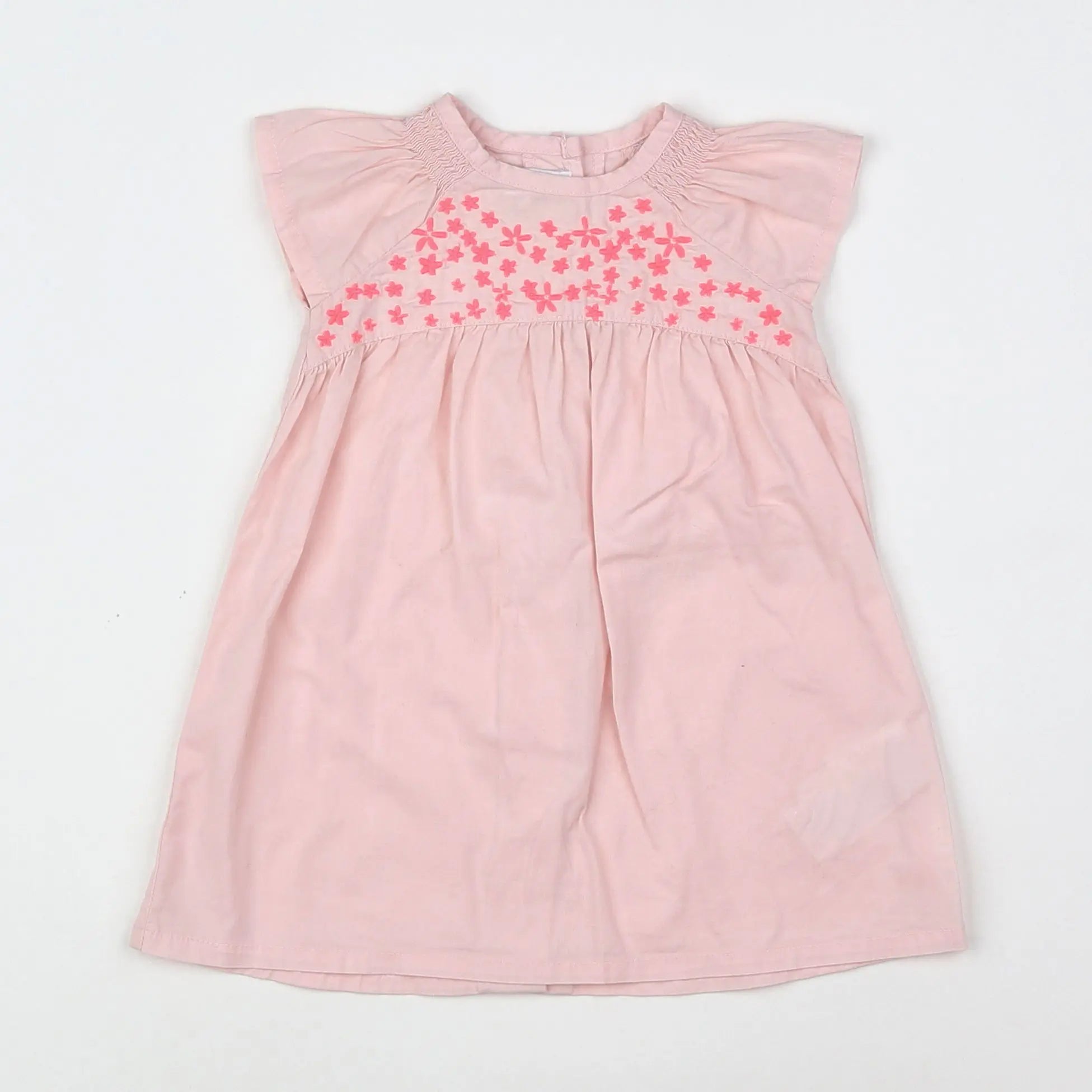 Vertbaudet - robe rose - 6 mois