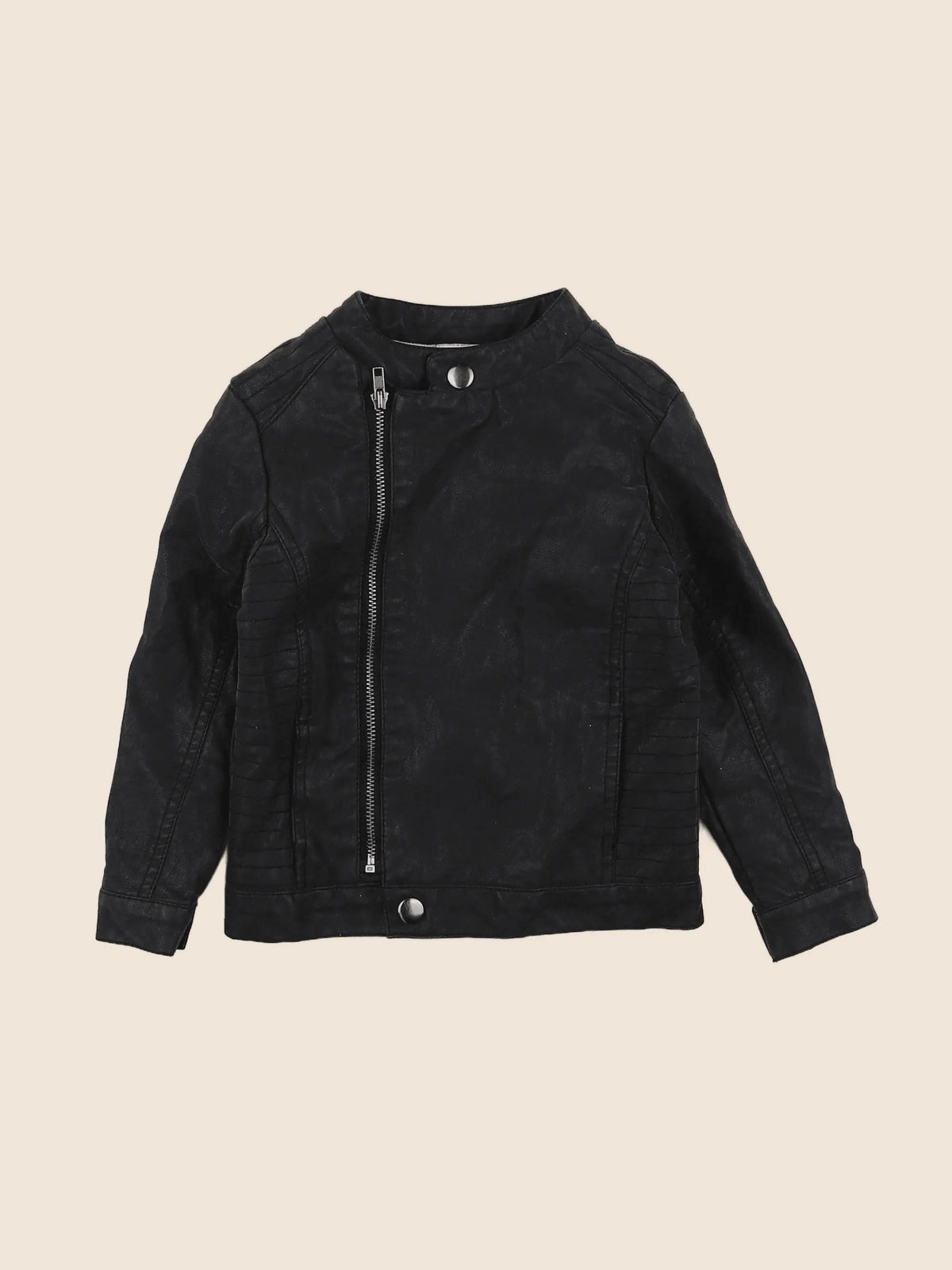 Tape à l'oeil - veste simili cuir noir - 2 ans