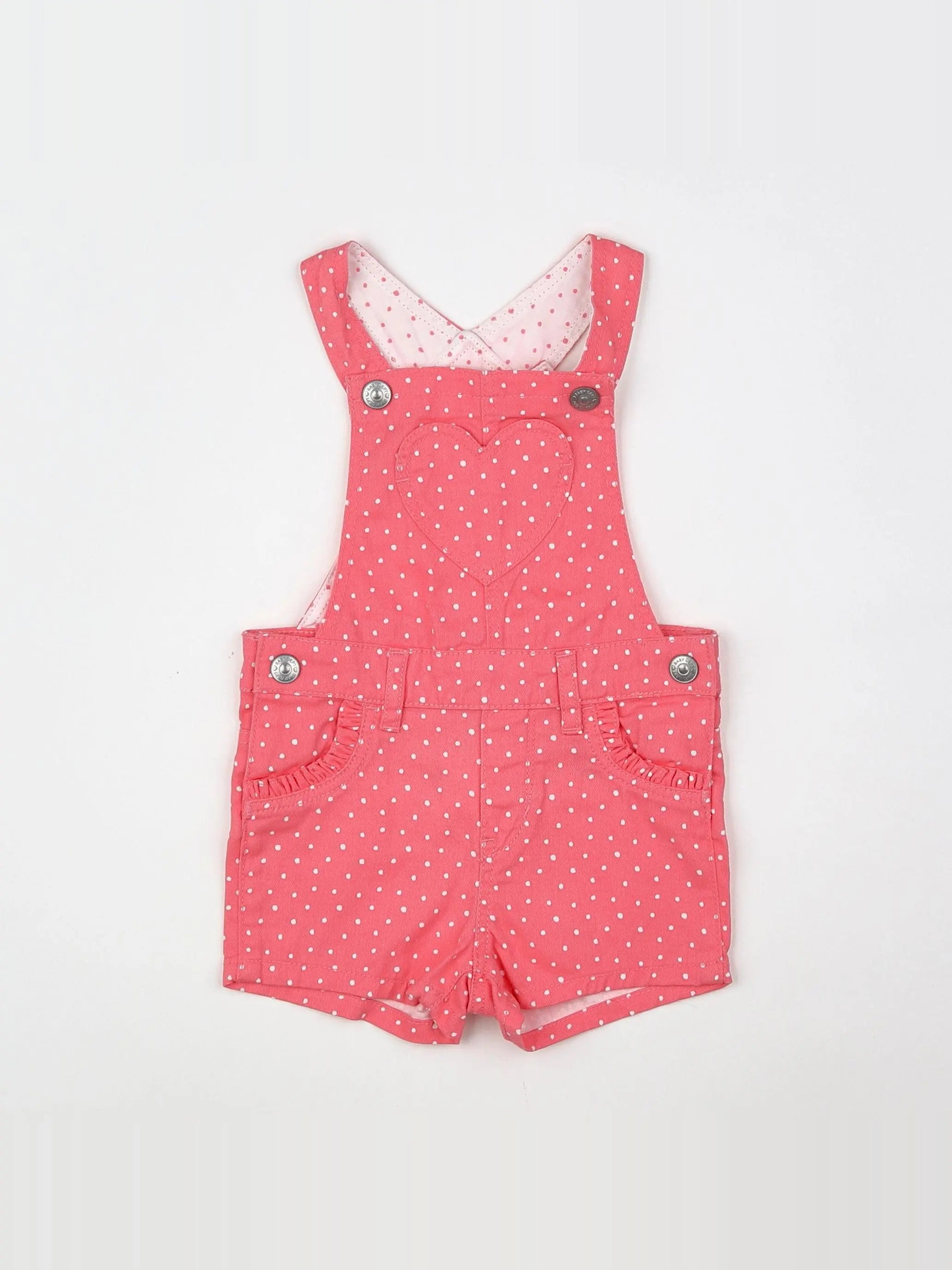 H&M - salopette rose - 3/6 mois