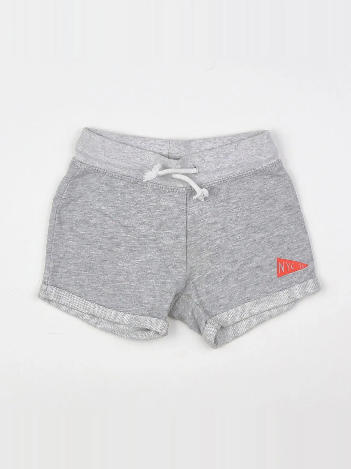 H&M - short gris - 9 mois