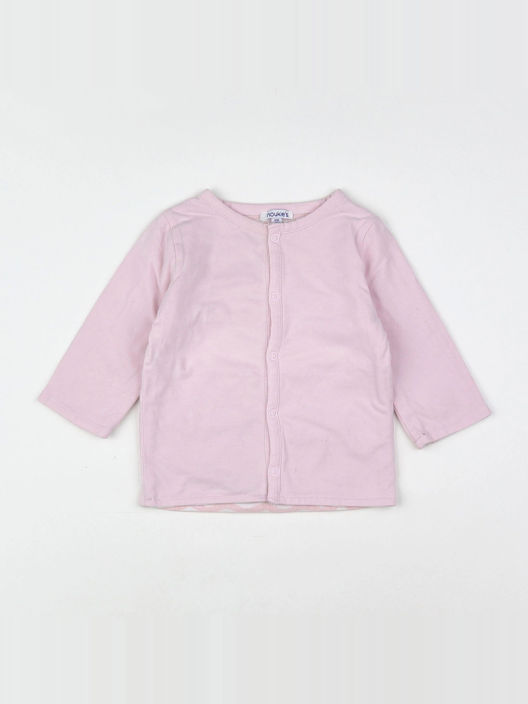 Noukie's - sweat rose - 12 mois