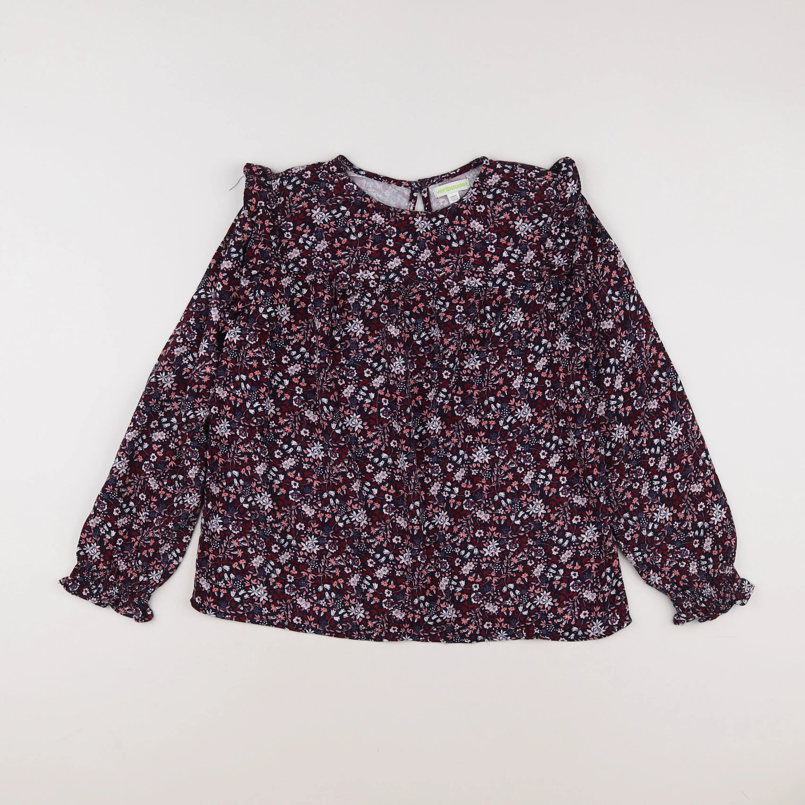Vertbaudet - blouse violet, rose - 10 ans