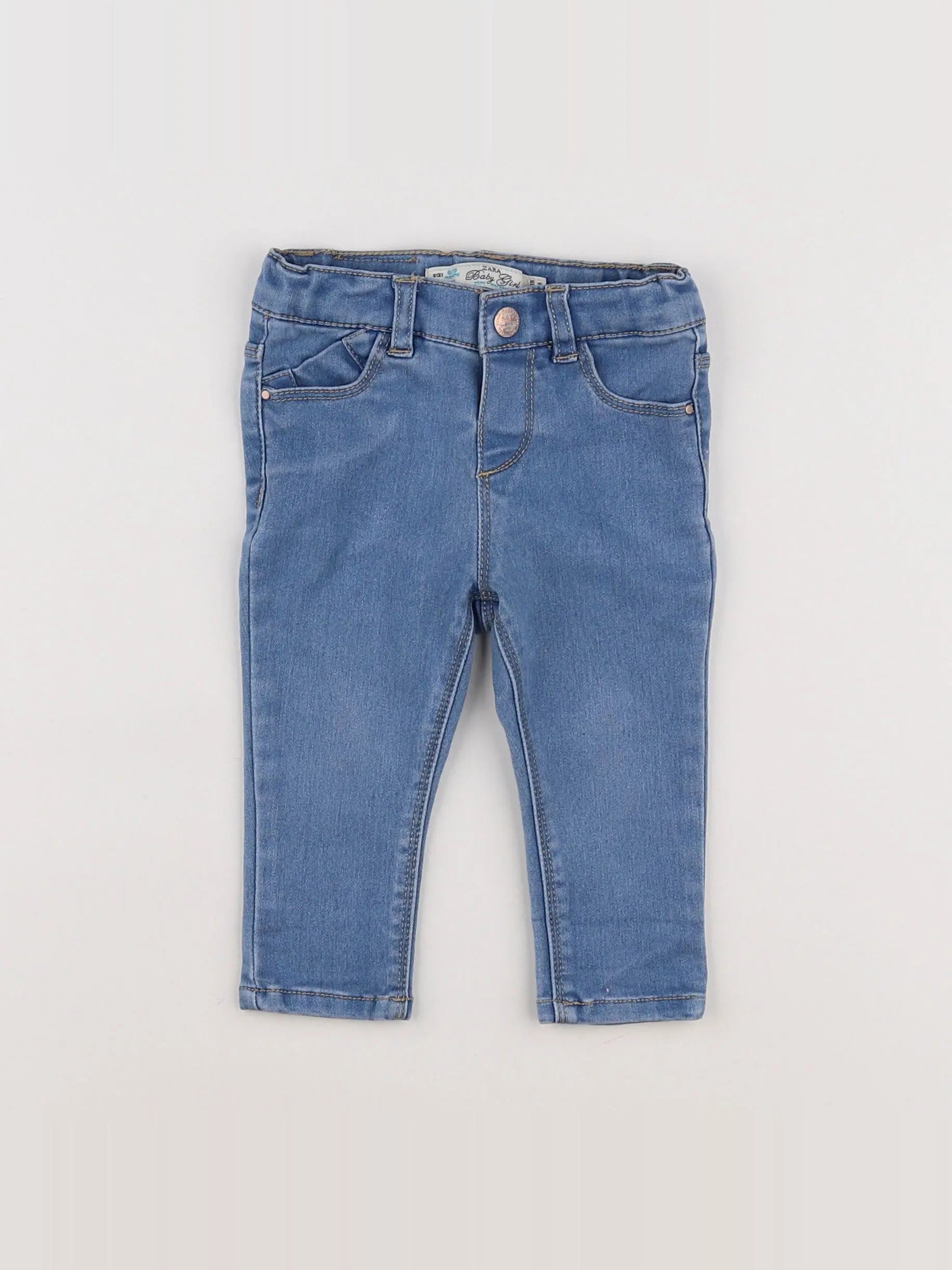 Zara - jean bleu - 6/9 mois